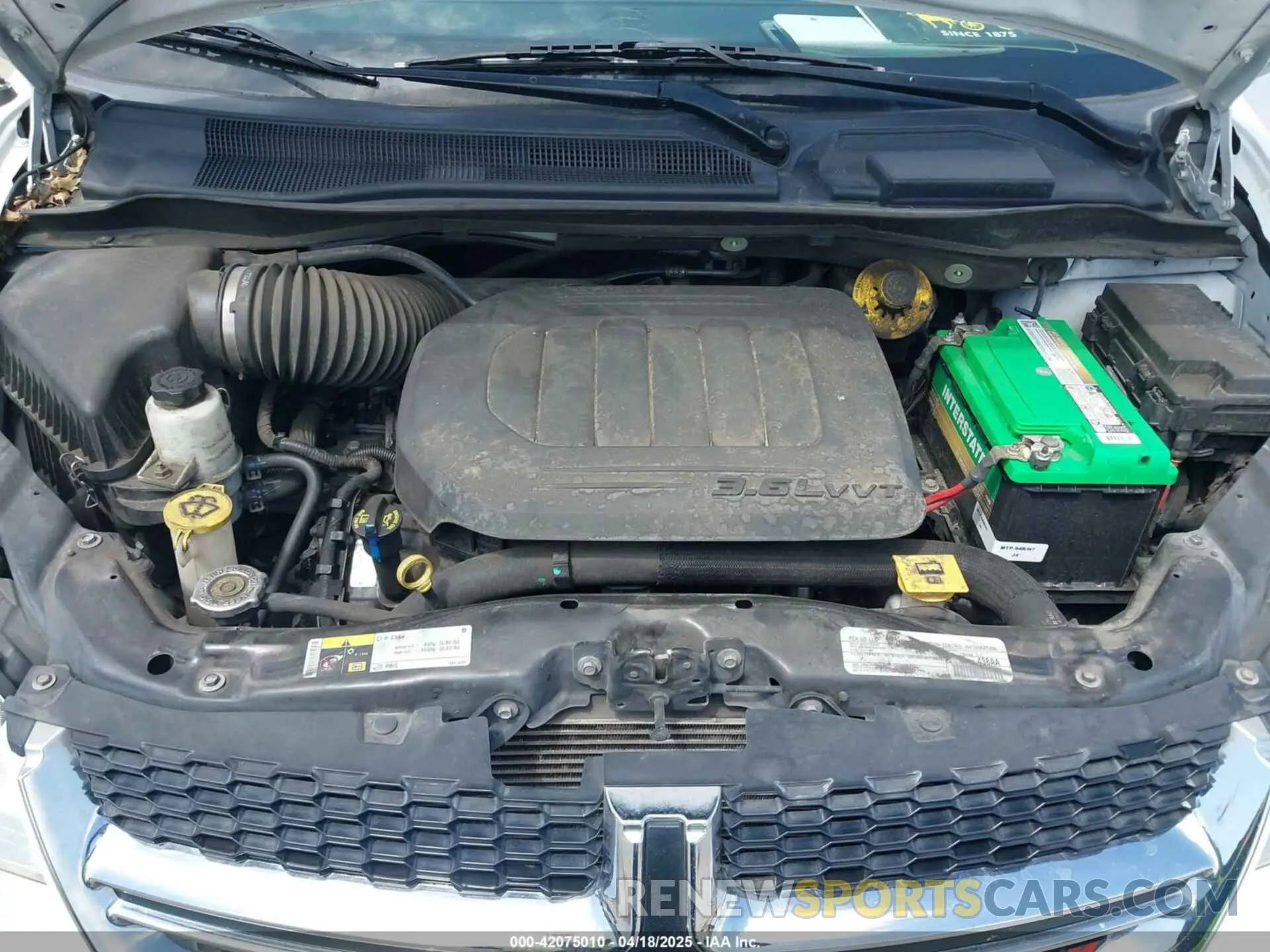 10 fotografías del automóvil dañado 2C4RDGBG3KR787940 DODGE GRAND CARAVAN 2019