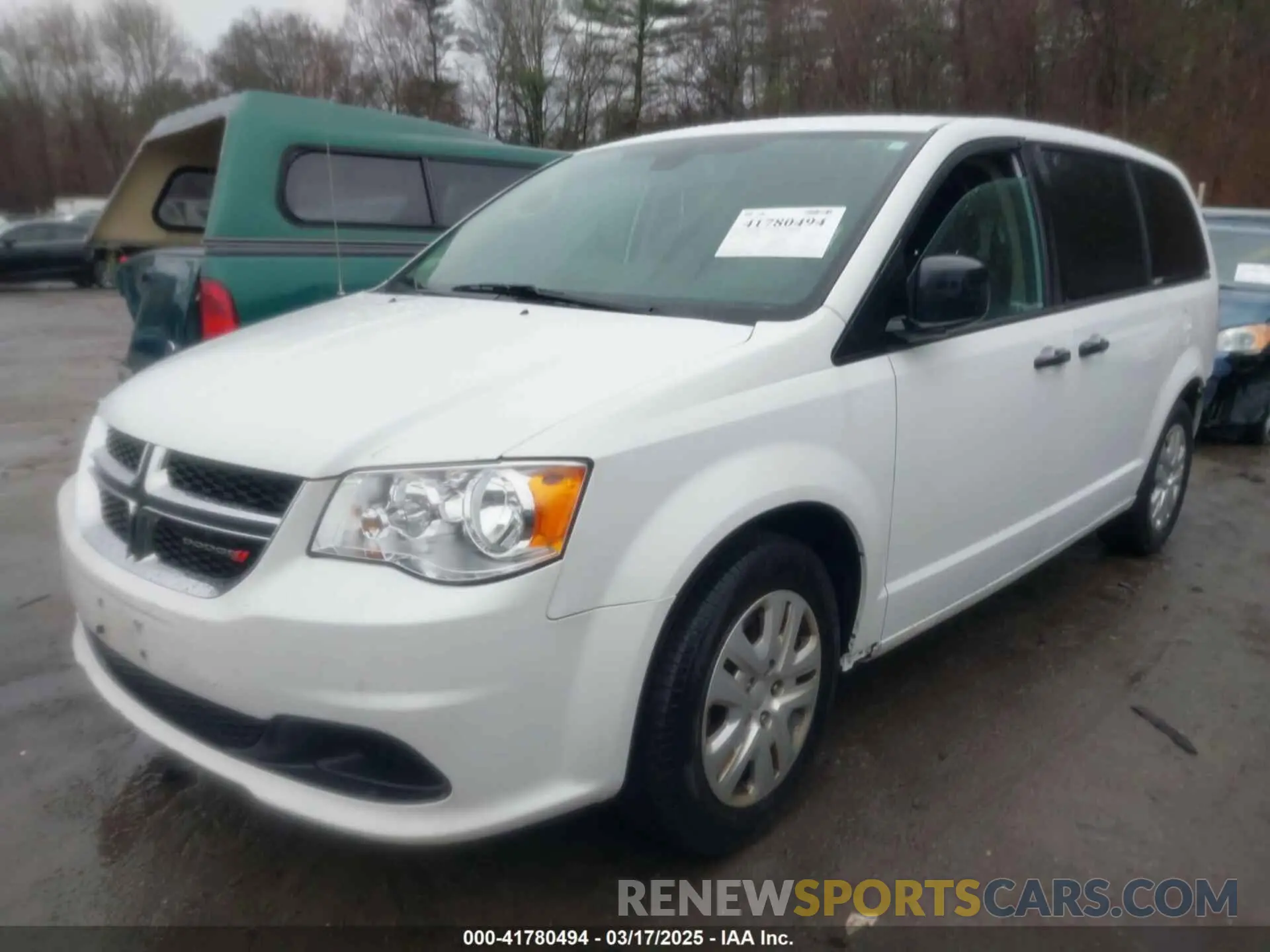 2 fotografías del automóvil dañado 2C4RDGBG4KR643362 DODGE GRAND CARAVAN 2019