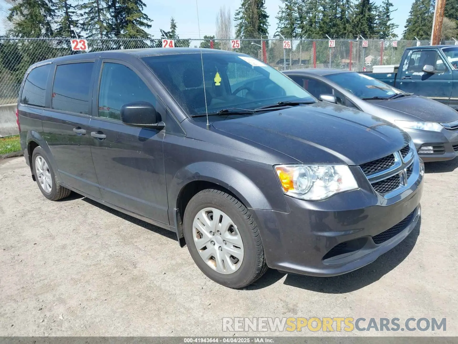 1 fotografías del automóvil dañado 2C4RDGBG4KR684025 DODGE GRAND CARAVAN 2019