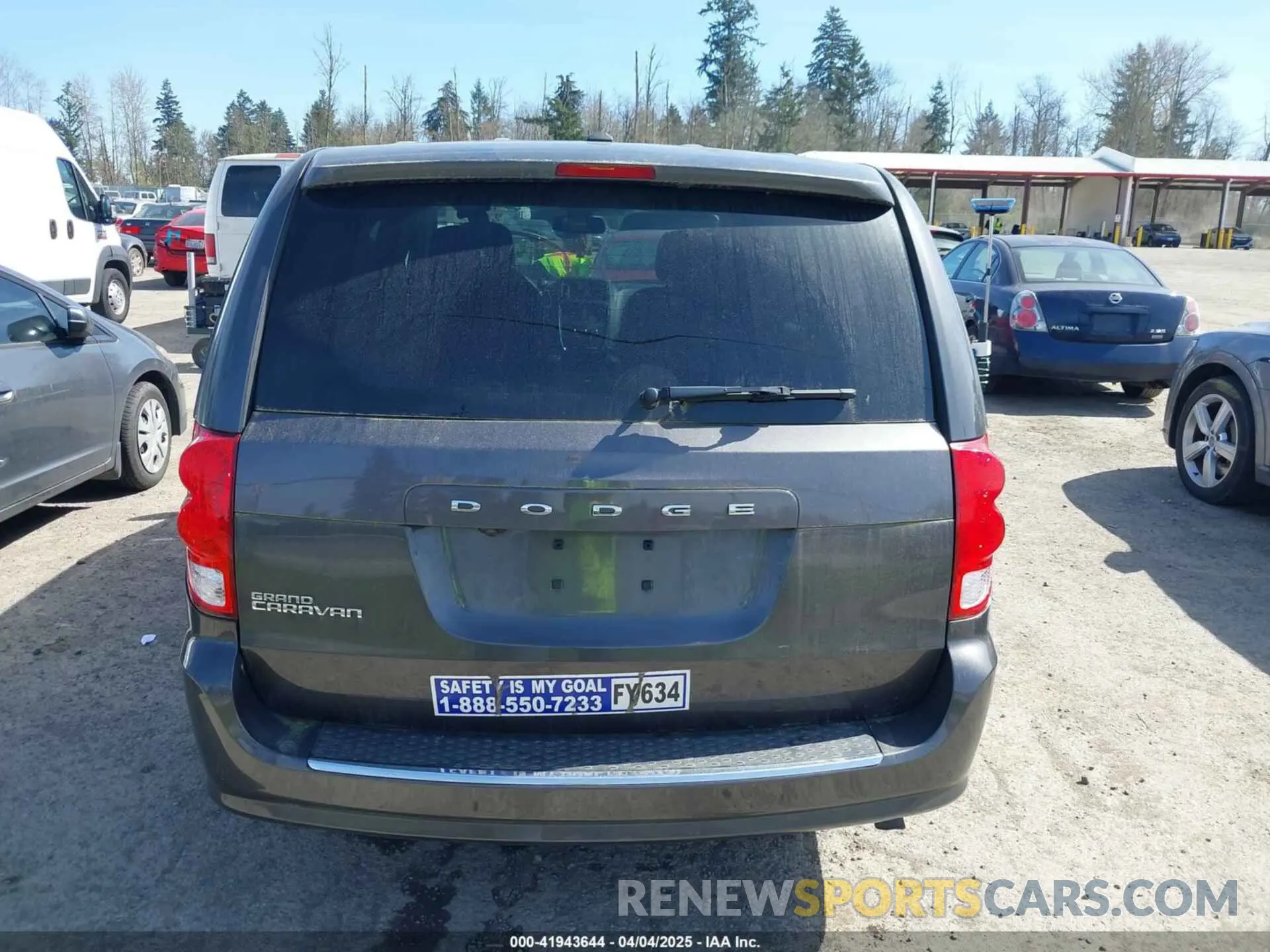 16 fotografías del automóvil dañado 2C4RDGBG4KR684025 DODGE GRAND CARAVAN 2019