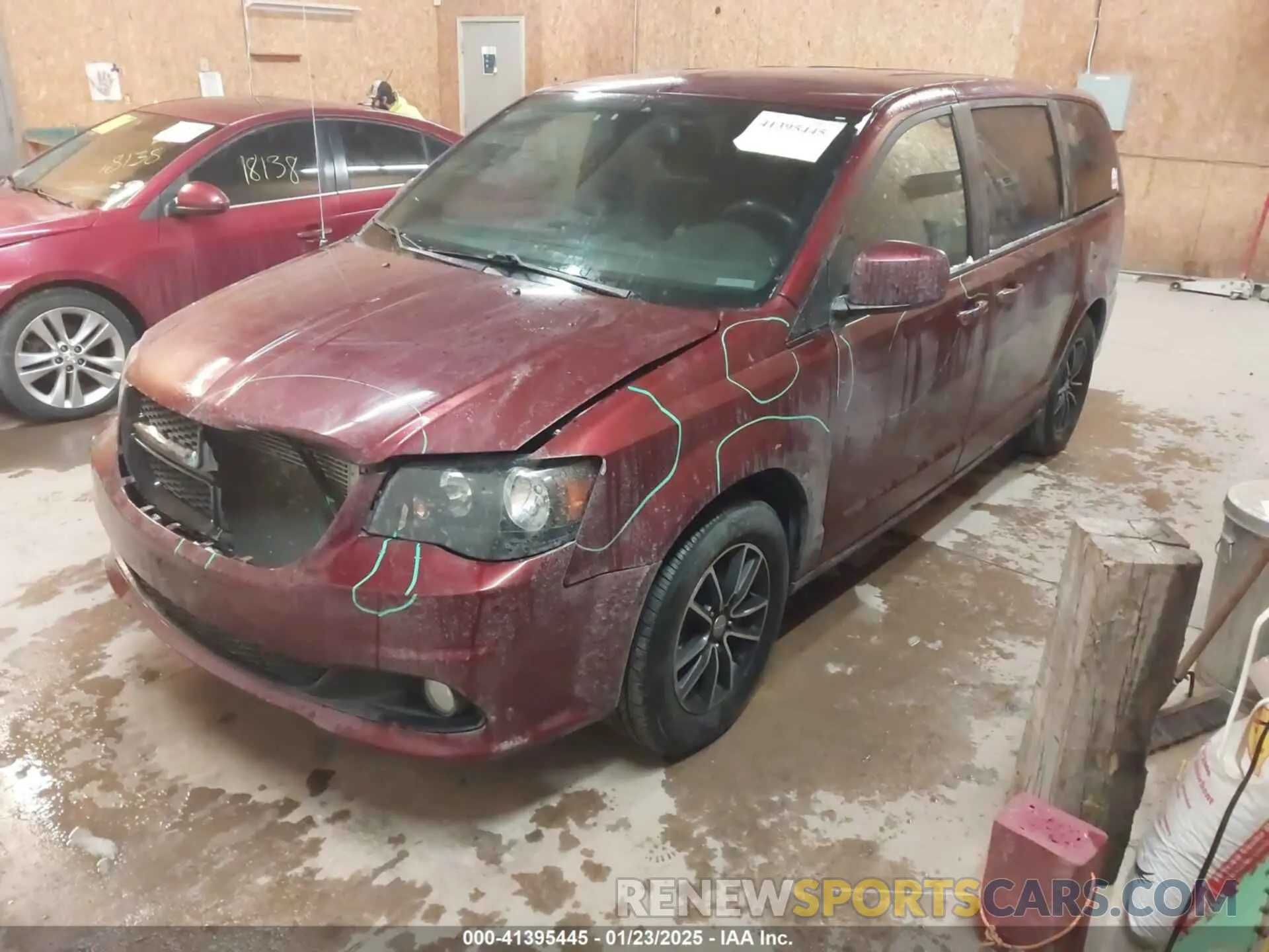 2 fotografías del automóvil dañado 2C4RDGBG6KR502910 DODGE GRAND CARAVAN 2019