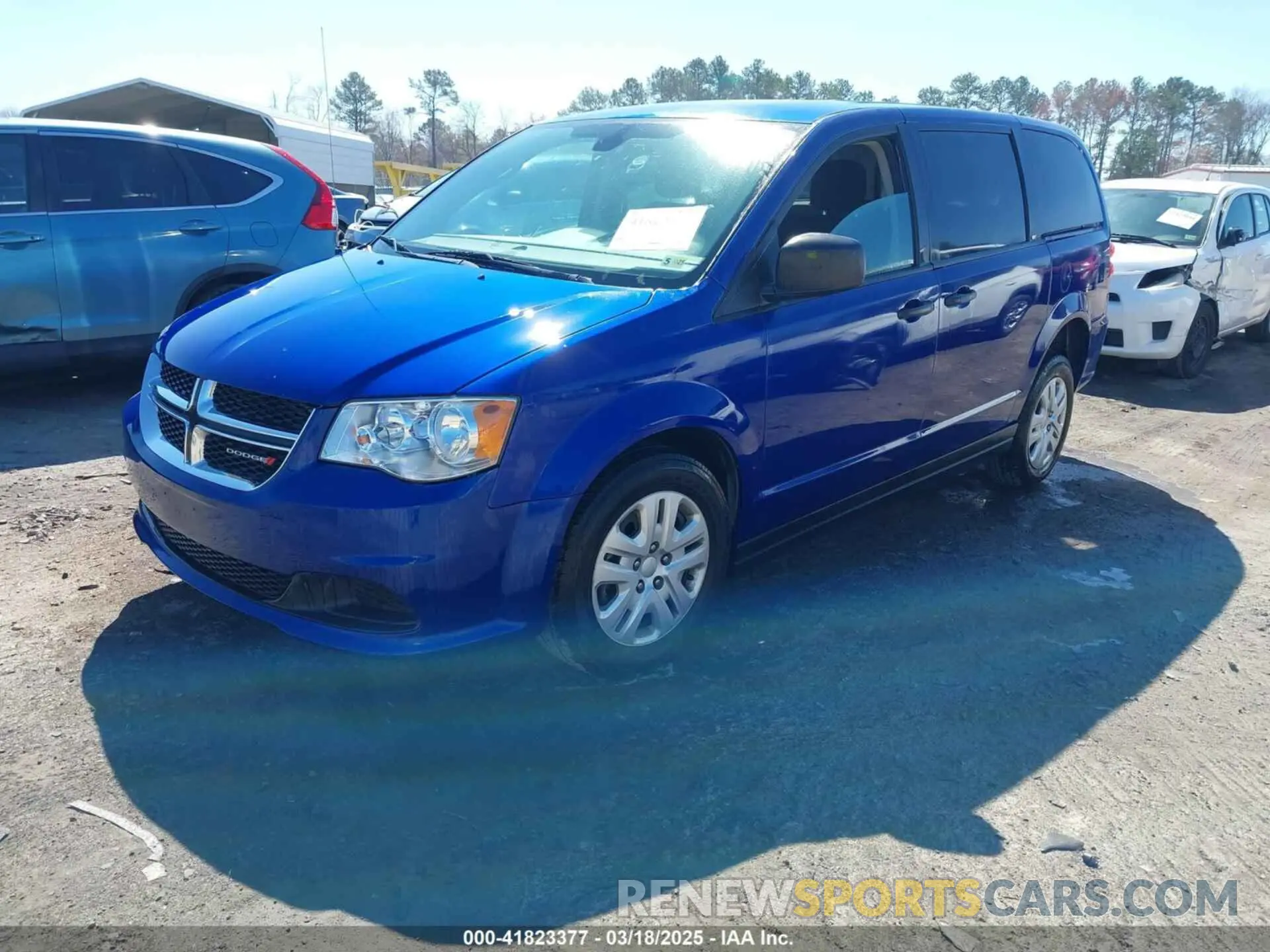 2 fotografías del automóvil dañado 2C4RDGBG7KR596327 DODGE GRAND CARAVAN 2019