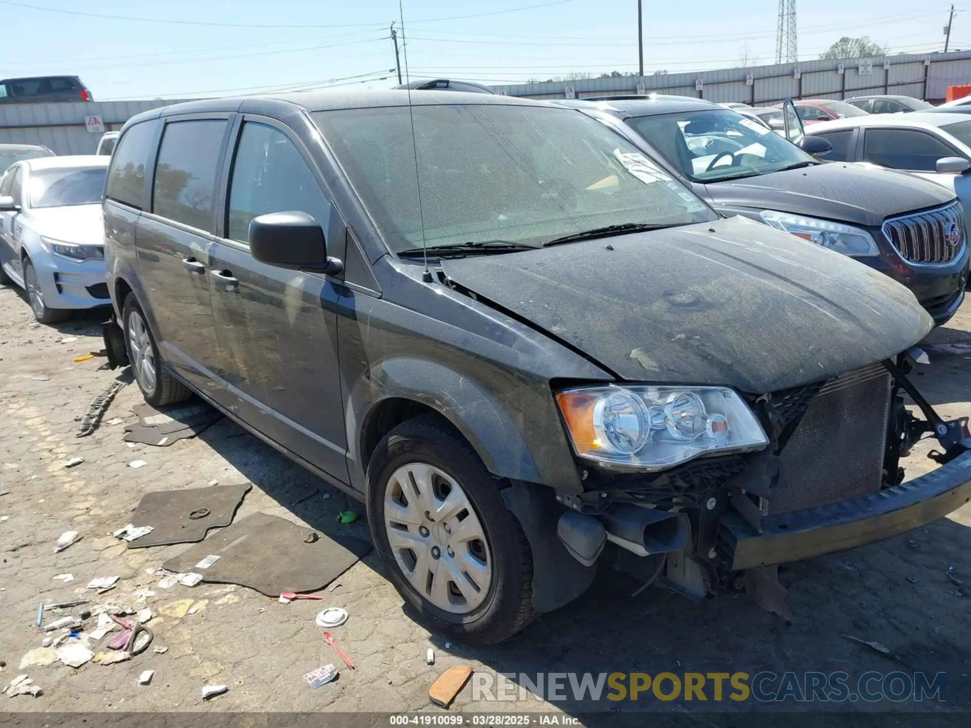 1 fotografías del automóvil dañado 2C4RDGBG7KR614258 DODGE GRAND CARAVAN 2019