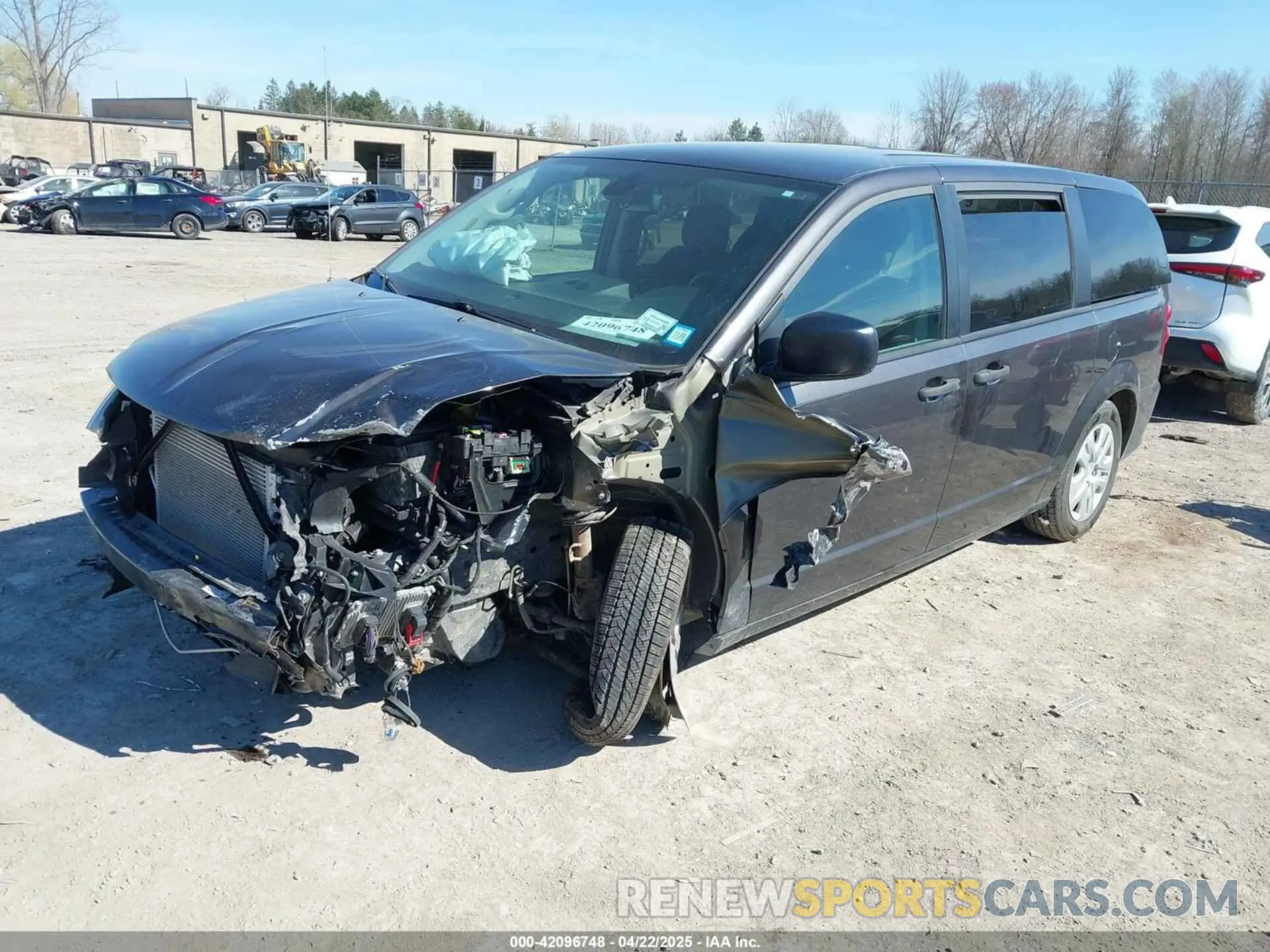 2 fotografías del automóvil dañado 2C4RDGBG8KR789439 DODGE GRAND CARAVAN 2019