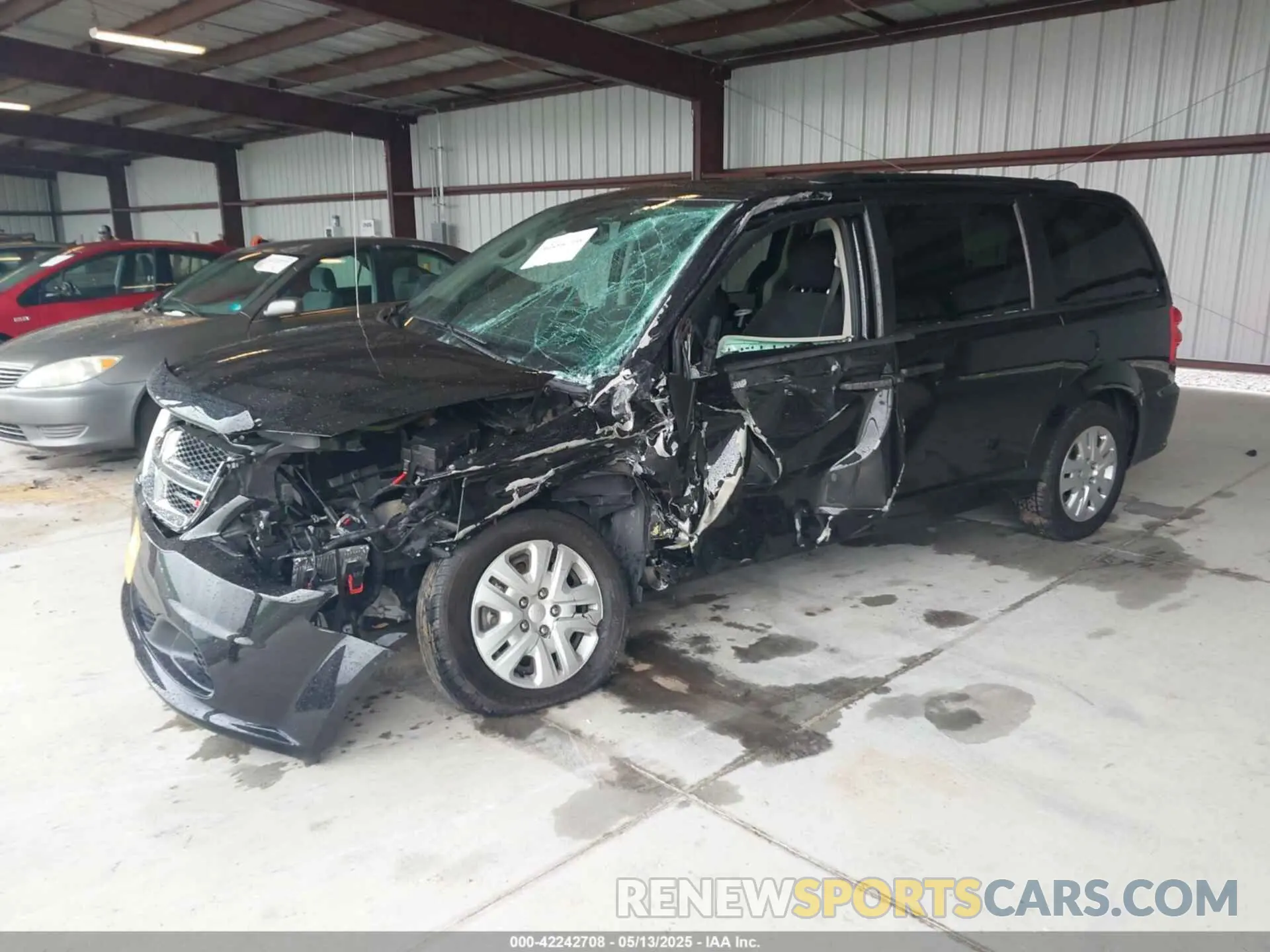 2 fotografías del automóvil dañado 2C4RDGBG8KR805963 DODGE GRAND CARAVAN 2019