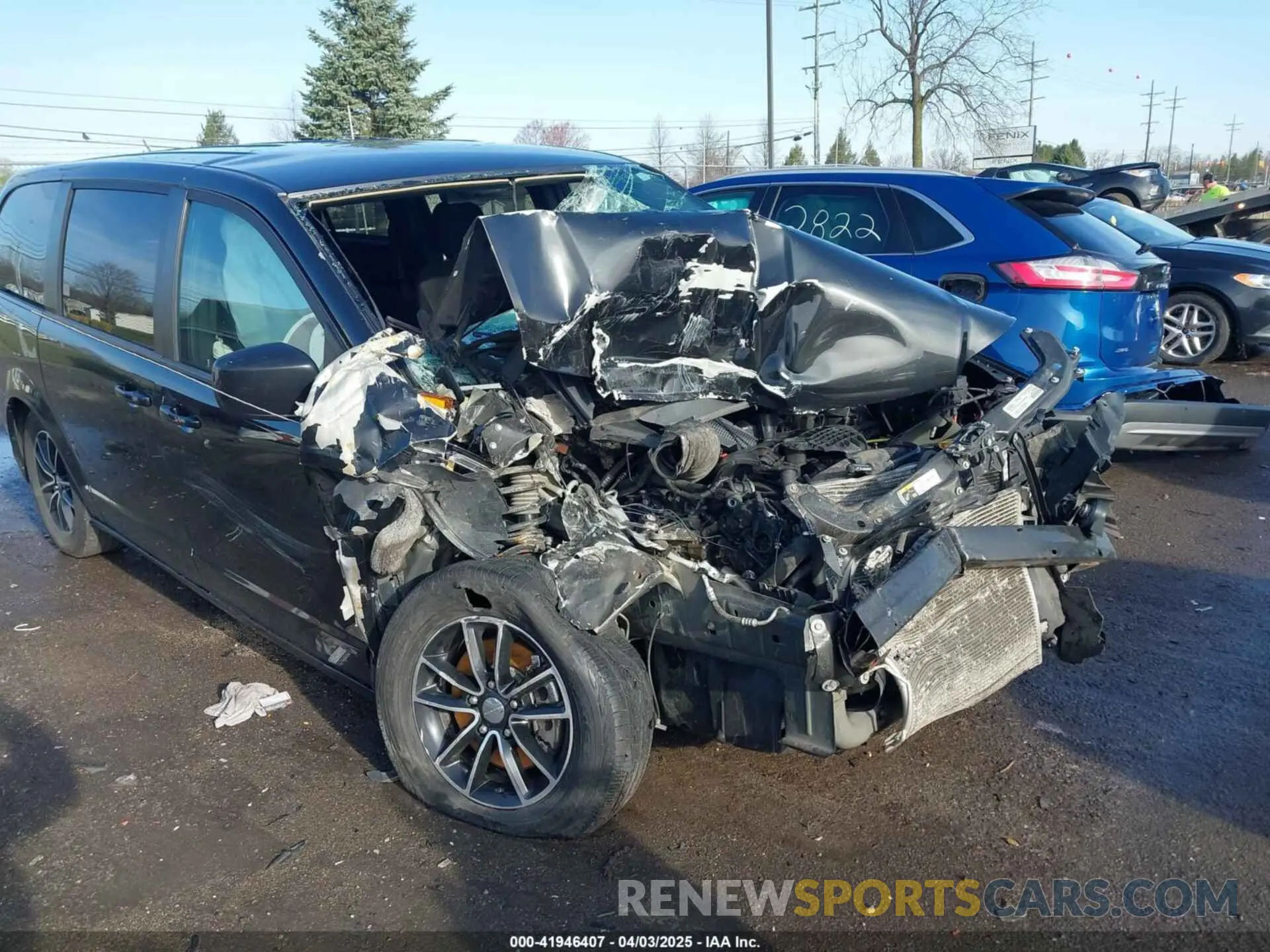 6 fotografías del automóvil dañado 2C4RDGBGXKR528085 DODGE GRAND CARAVAN 2019