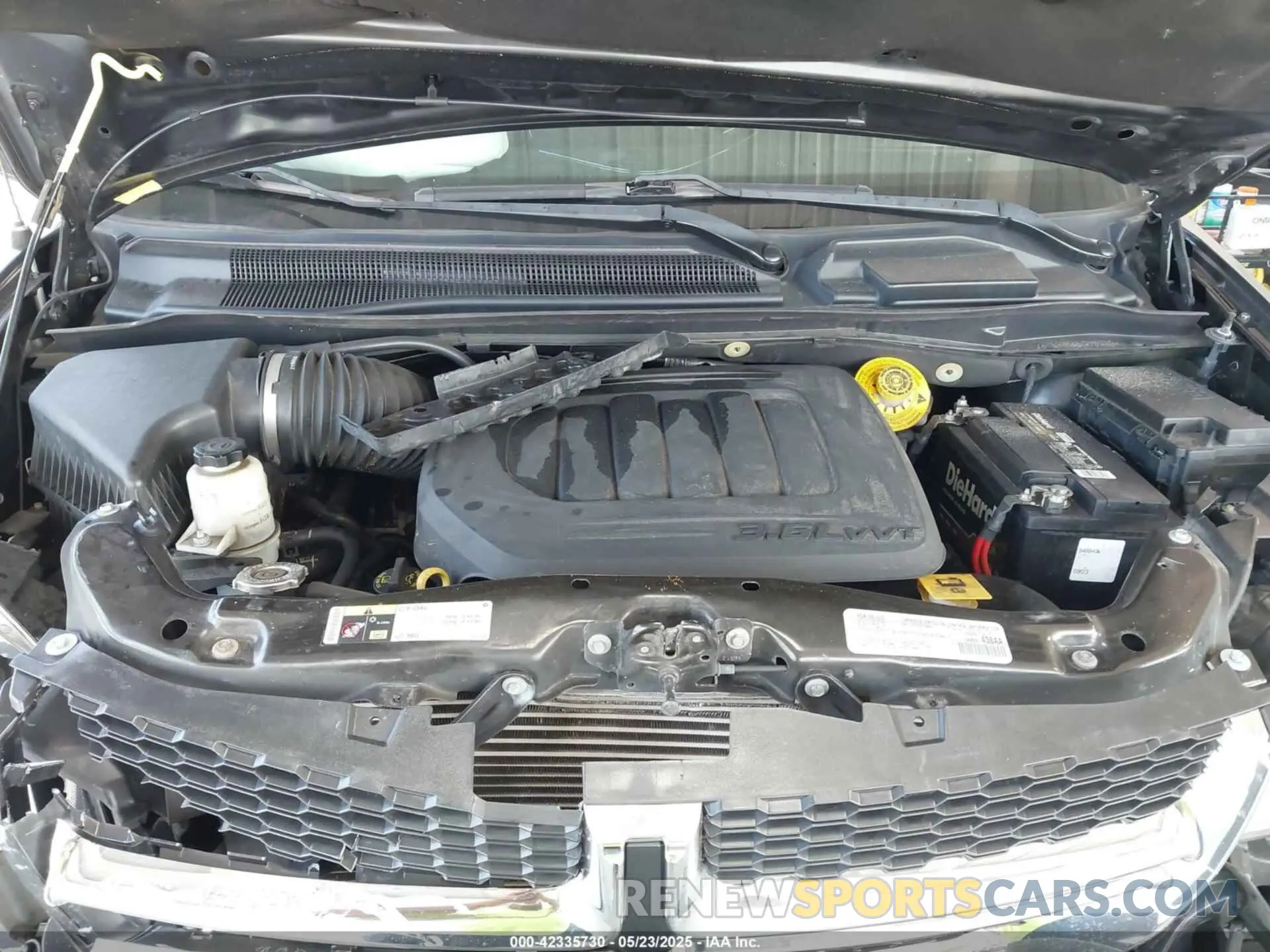 10 fotografías del automóvil dañado 2C4RDGCG0KR755087 DODGE GRAND CARAVAN 2019