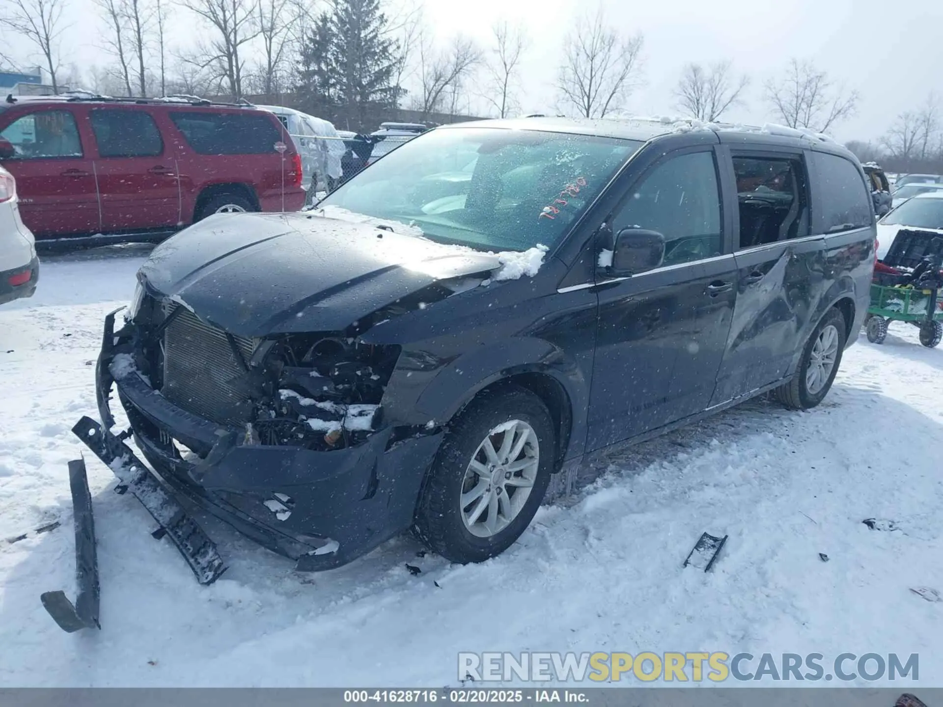 2 fotografías del automóvil dañado 2C4RDGCG0KR783780 DODGE GRAND CARAVAN 2019