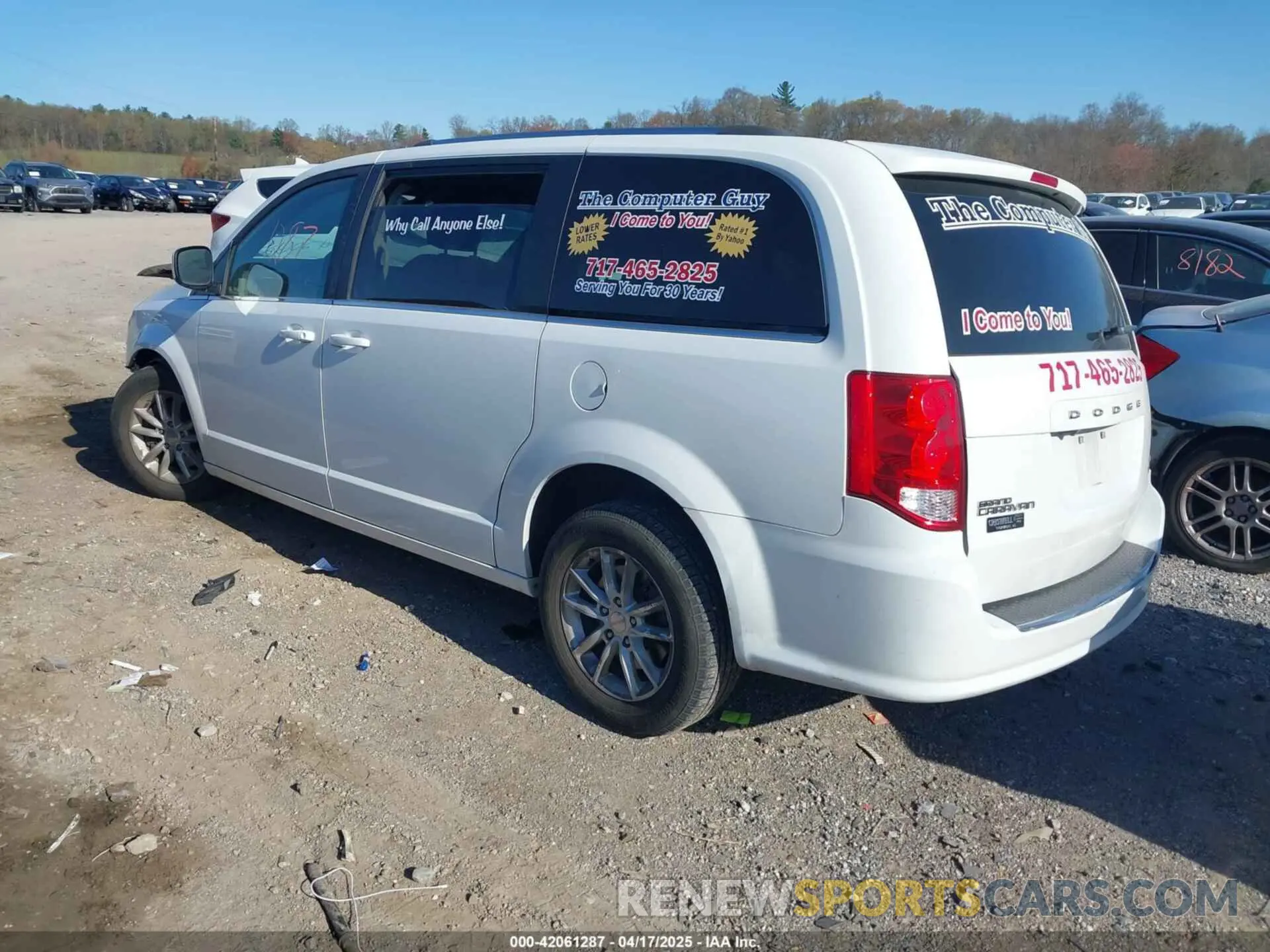 3 fotografías del automóvil dañado 2C4RDGCG1KR545775 DODGE GRAND CARAVAN 2019