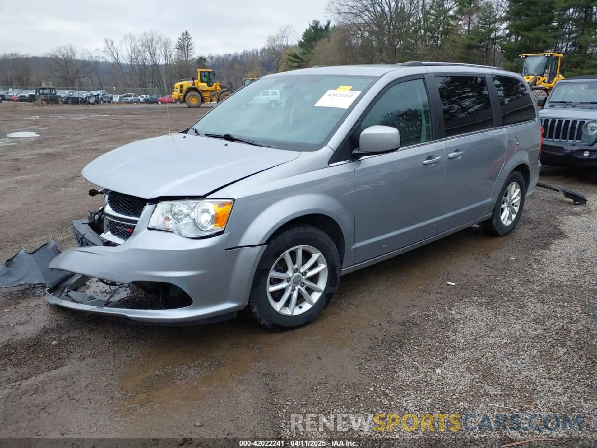 2 fotografías del automóvil dañado 2C4RDGCG1KR672526 DODGE GRAND CARAVAN 2019