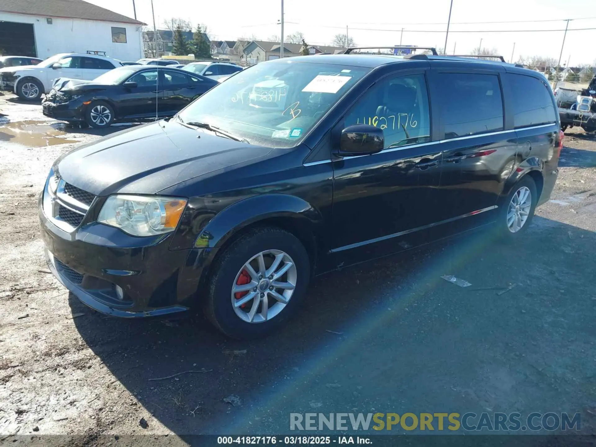 2 fotografías del automóvil dañado 2C4RDGCG1KR712930 DODGE GRAND CARAVAN 2019