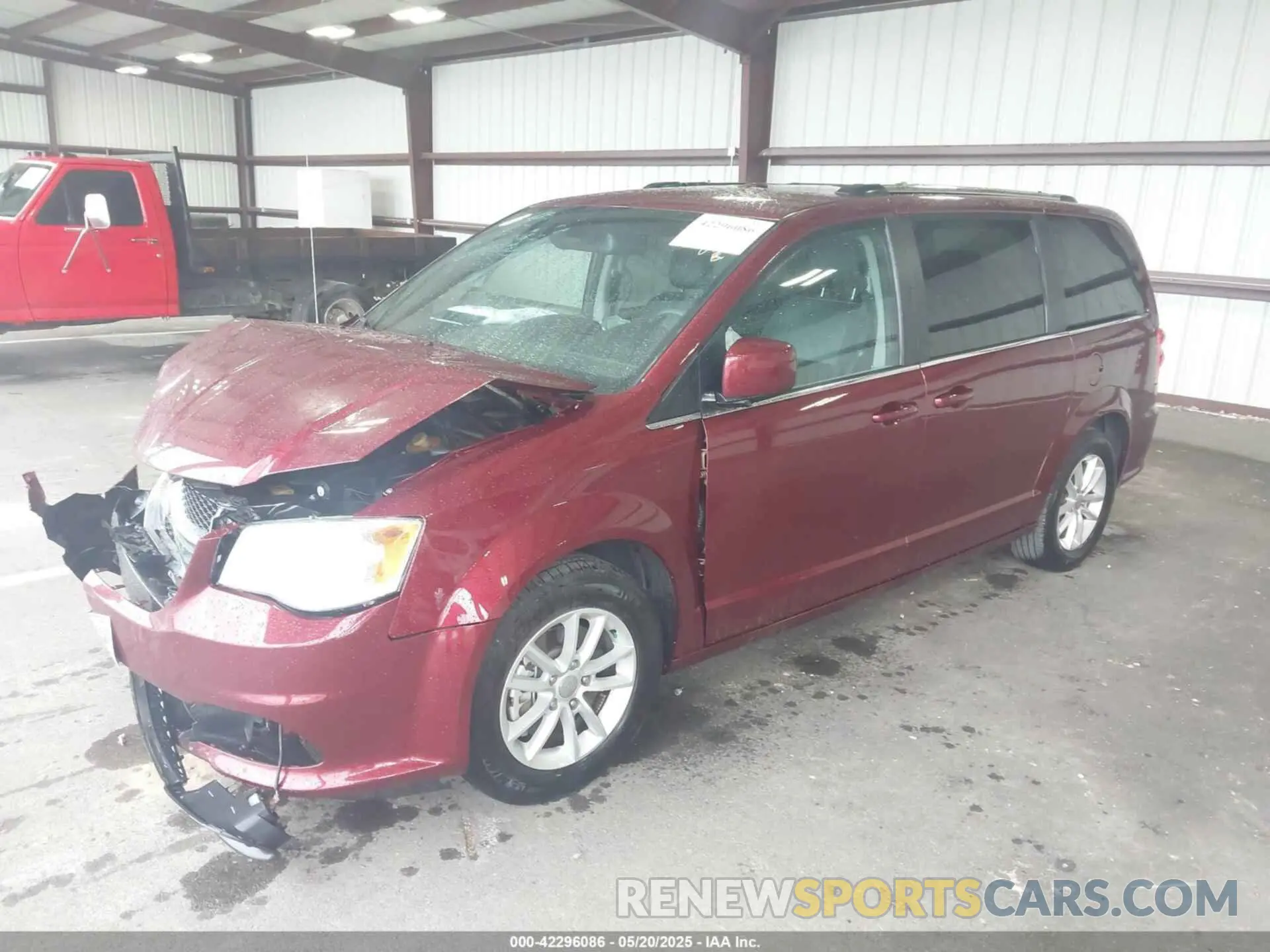 2 fotografías del automóvil dañado 2C4RDGCG3KR586215 DODGE GRAND CARAVAN 2019