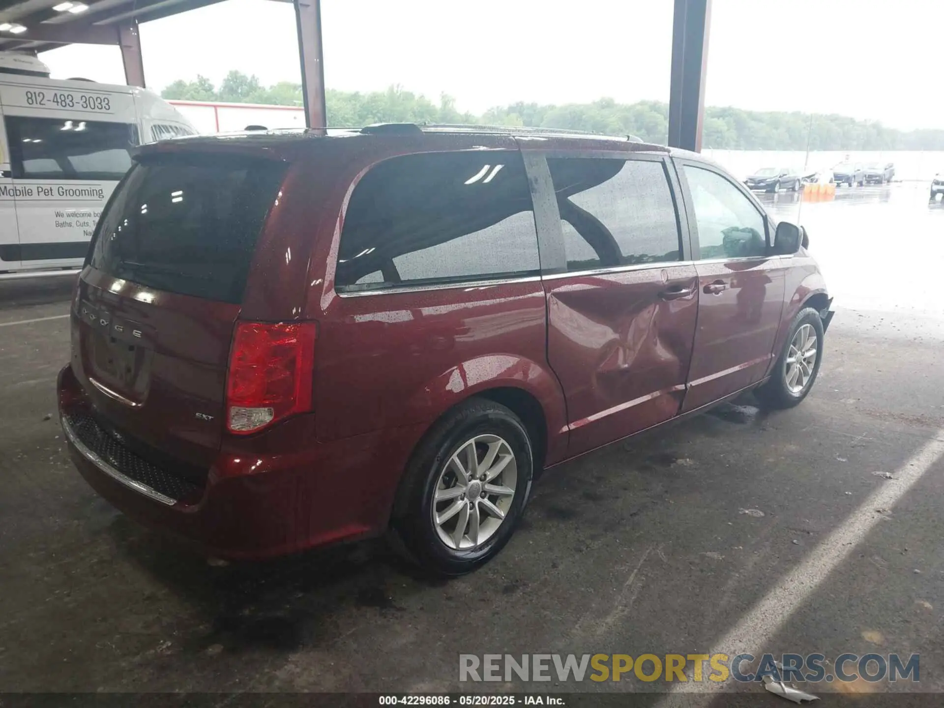 4 fotografías del automóvil dañado 2C4RDGCG3KR586215 DODGE GRAND CARAVAN 2019