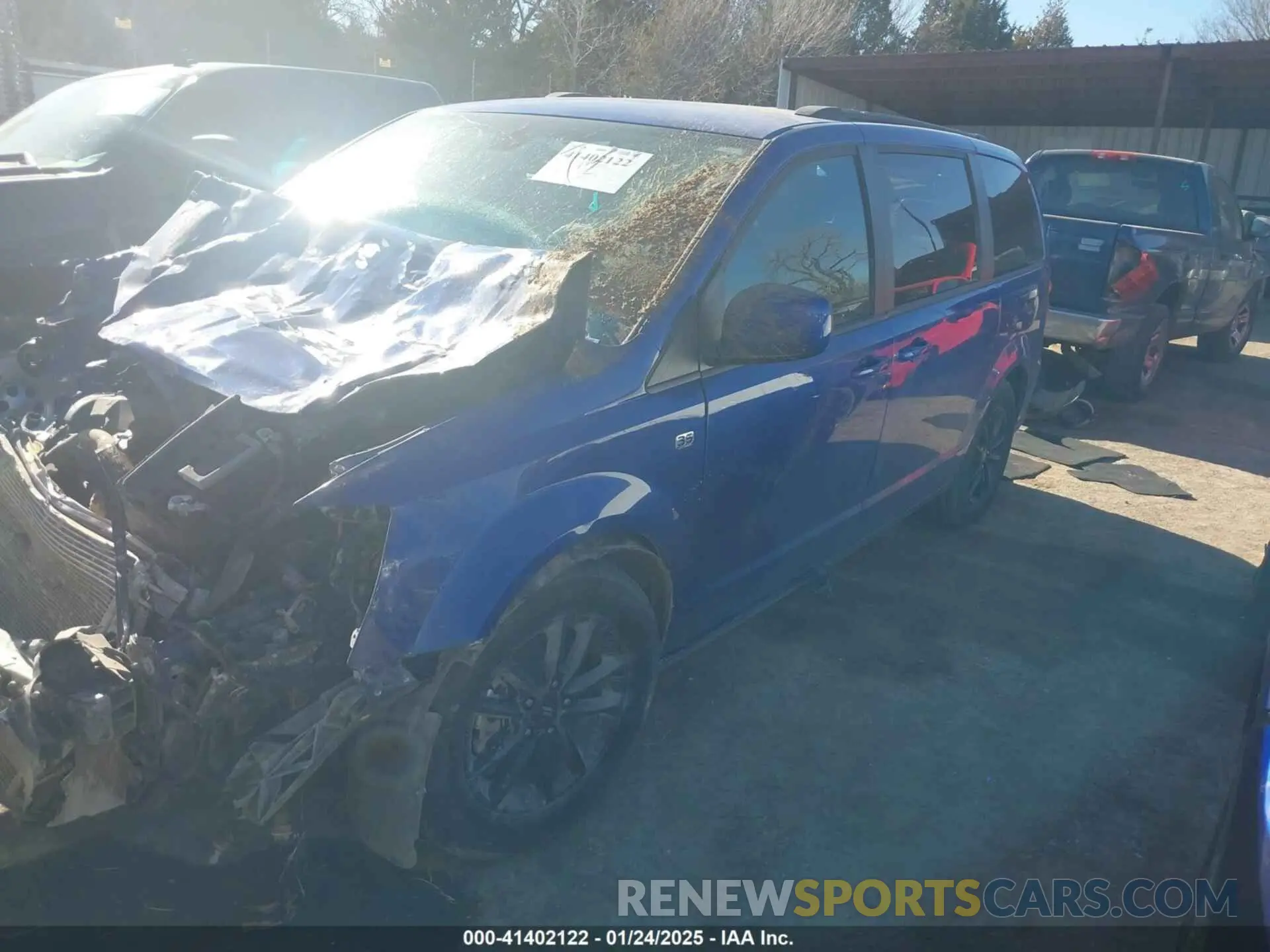 2 fotografías del automóvil dañado 2C4RDGCG3KR801639 DODGE GRAND CARAVAN 2019