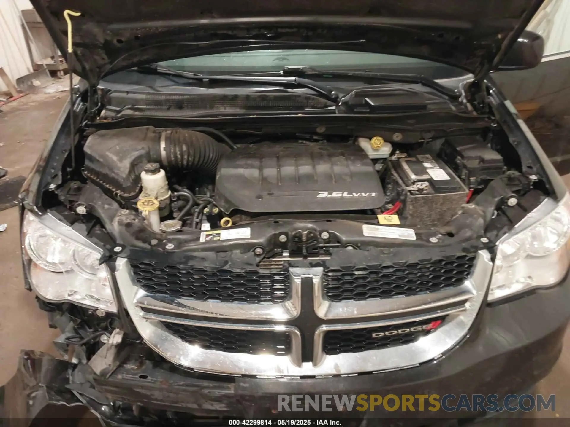 10 fotografías del automóvil dañado 2C4RDGCG5KR519776 DODGE GRAND CARAVAN 2019