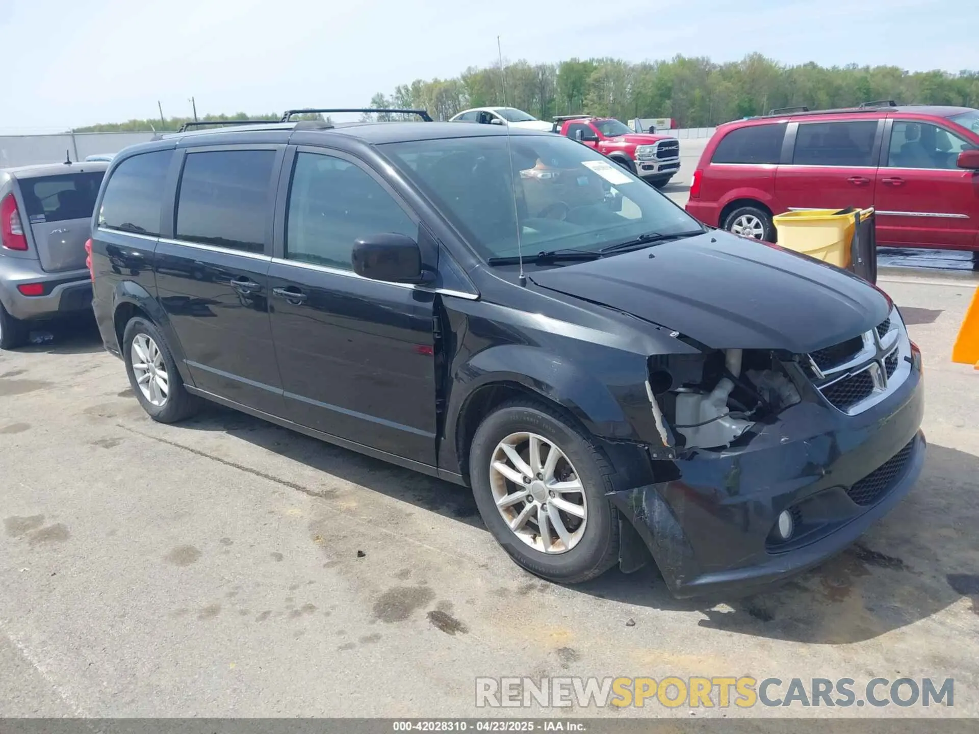 1 fotografías del automóvil dañado 2C4RDGCG6KR546291 DODGE GRAND CARAVAN 2019