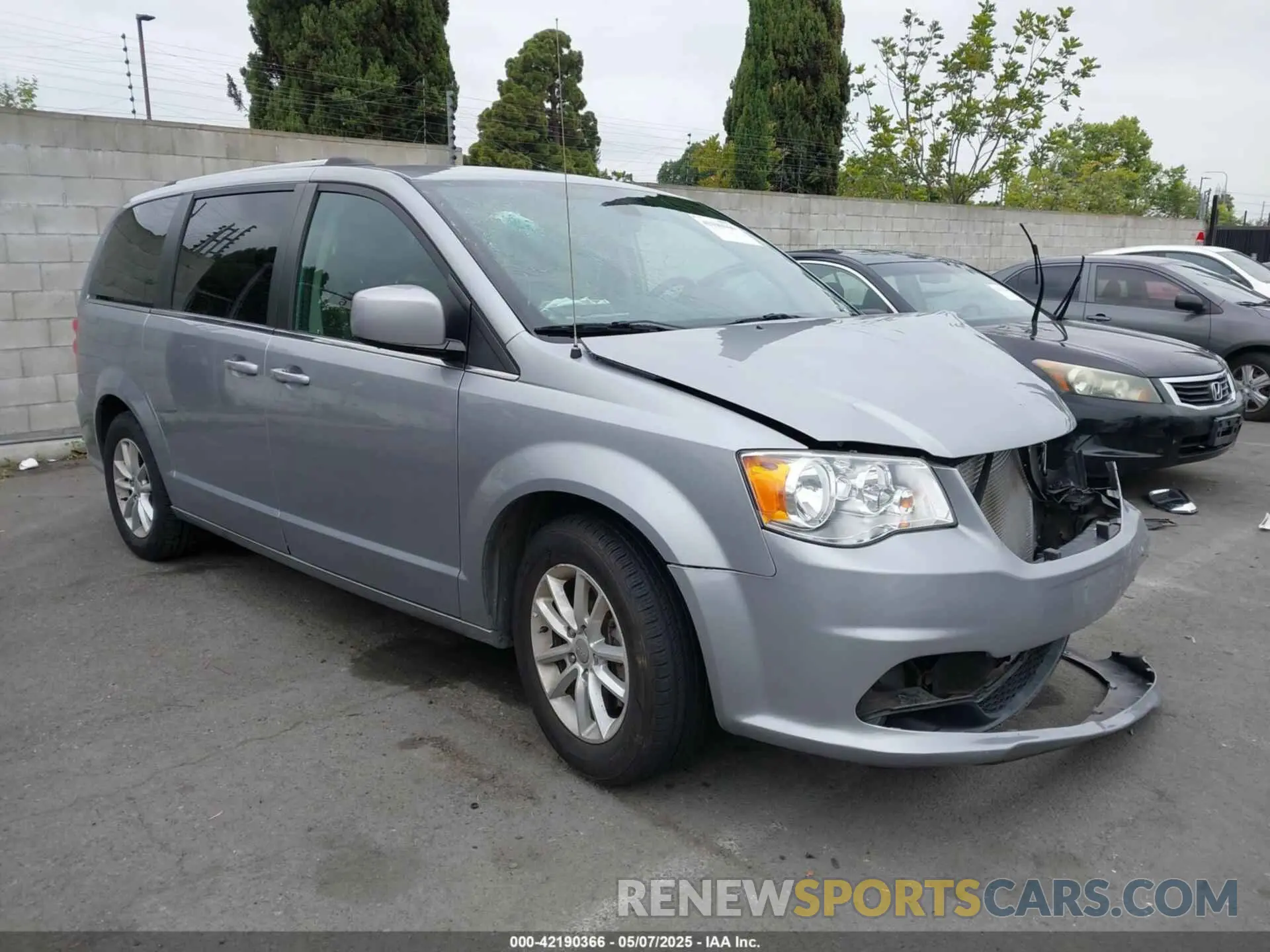 1 fotografías del automóvil dañado 2C4RDGCG6KR754073 DODGE GRAND CARAVAN 2019