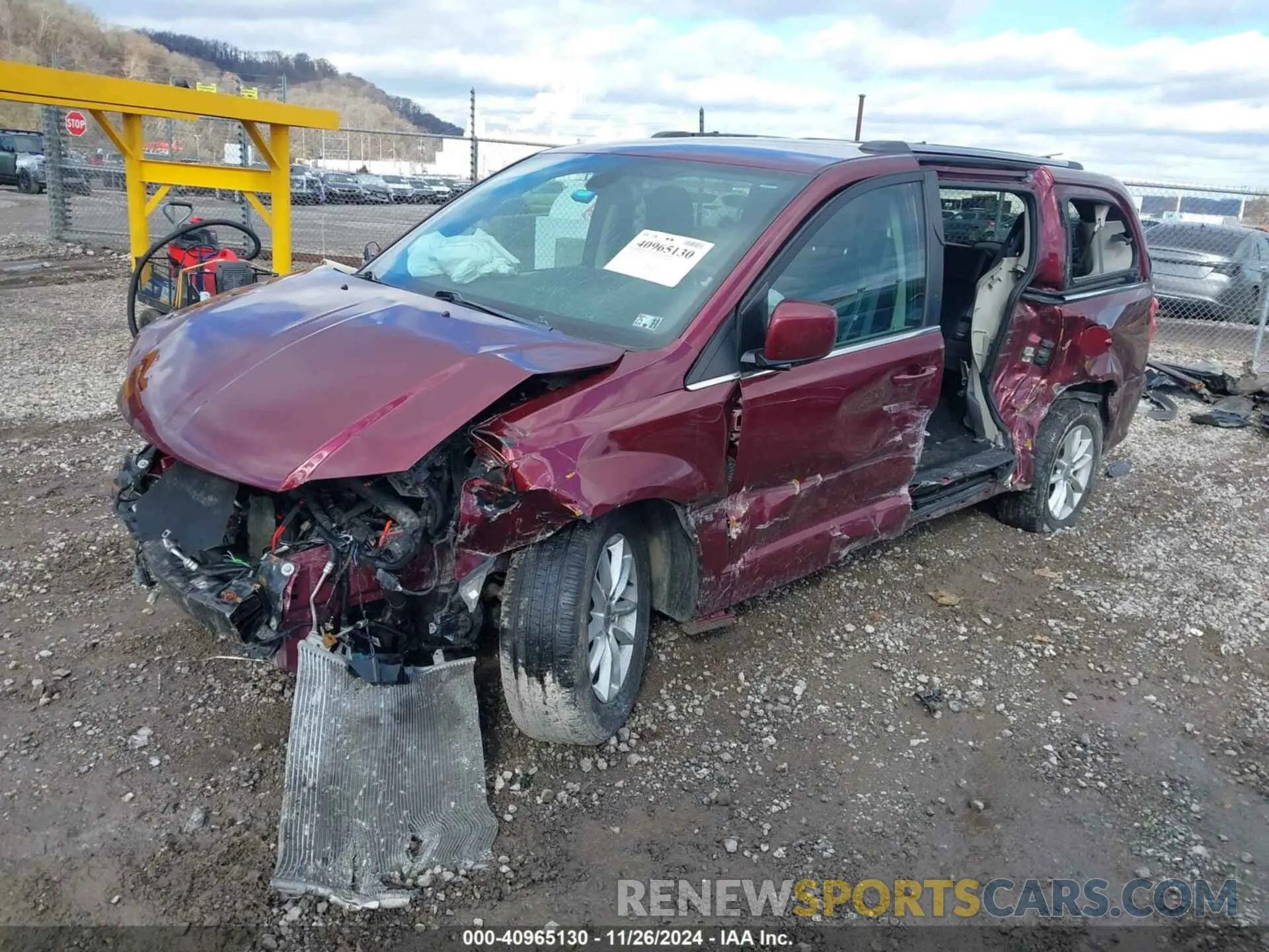 2 fotografías del automóvil dañado 2C4RDGCG7KR736536 DODGE GRAND CARAVAN 2019