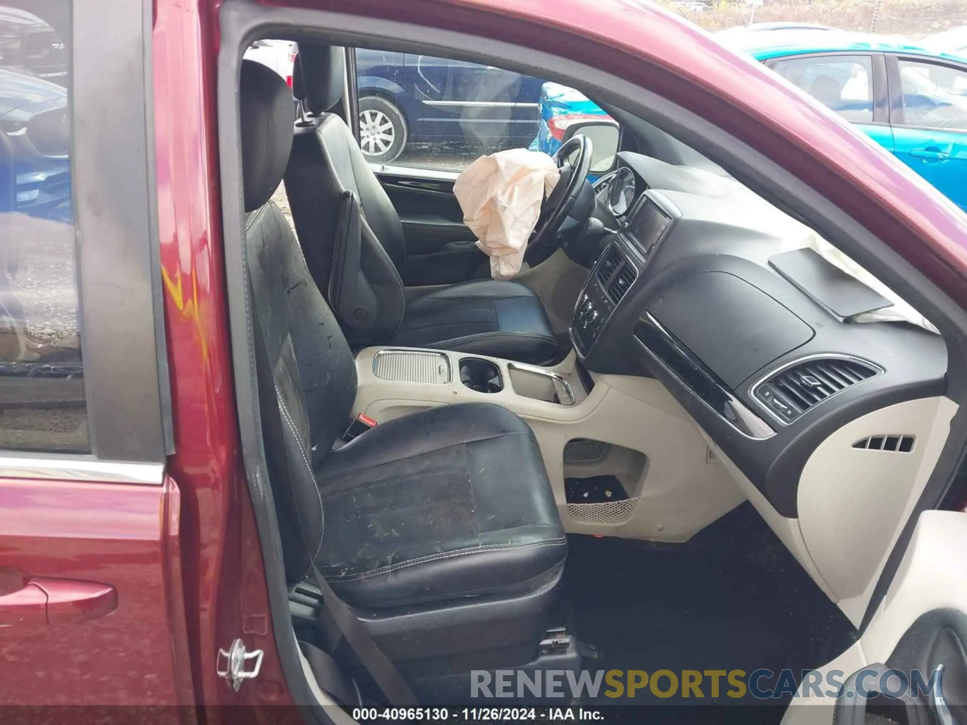 5 fotografías del automóvil dañado 2C4RDGCG7KR736536 DODGE GRAND CARAVAN 2019
