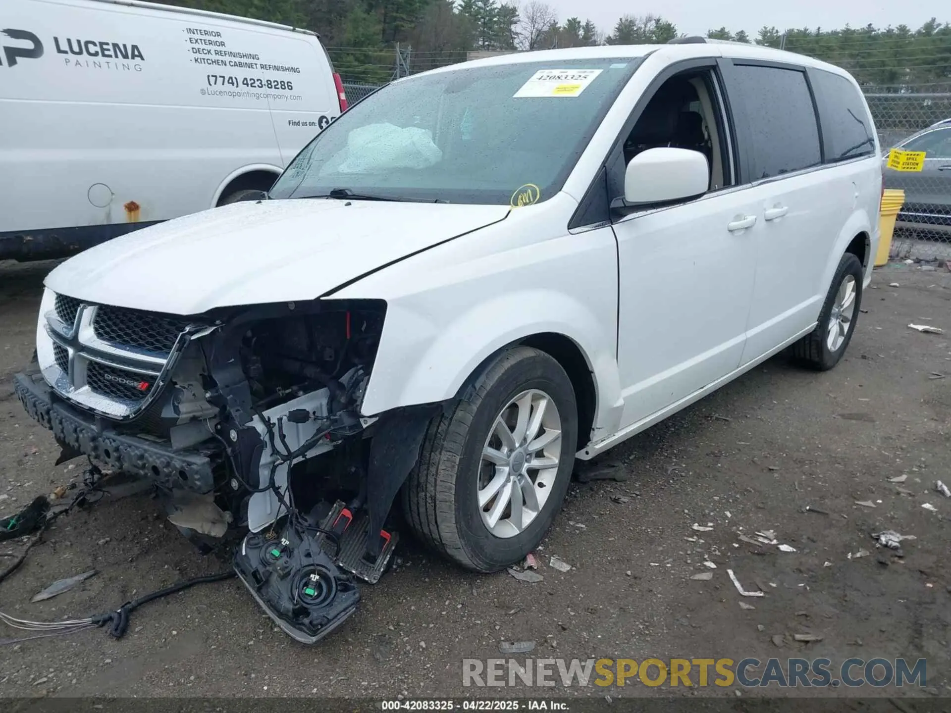 2 fotografías del automóvil dañado 2C4RDGCG8KR674967 DODGE GRAND CARAVAN 2019