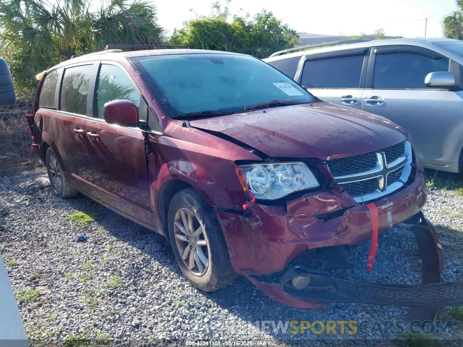 1 fotografías del automóvil dañado 2C4RDGCG9KR542185 DODGE GRAND CARAVAN 2019