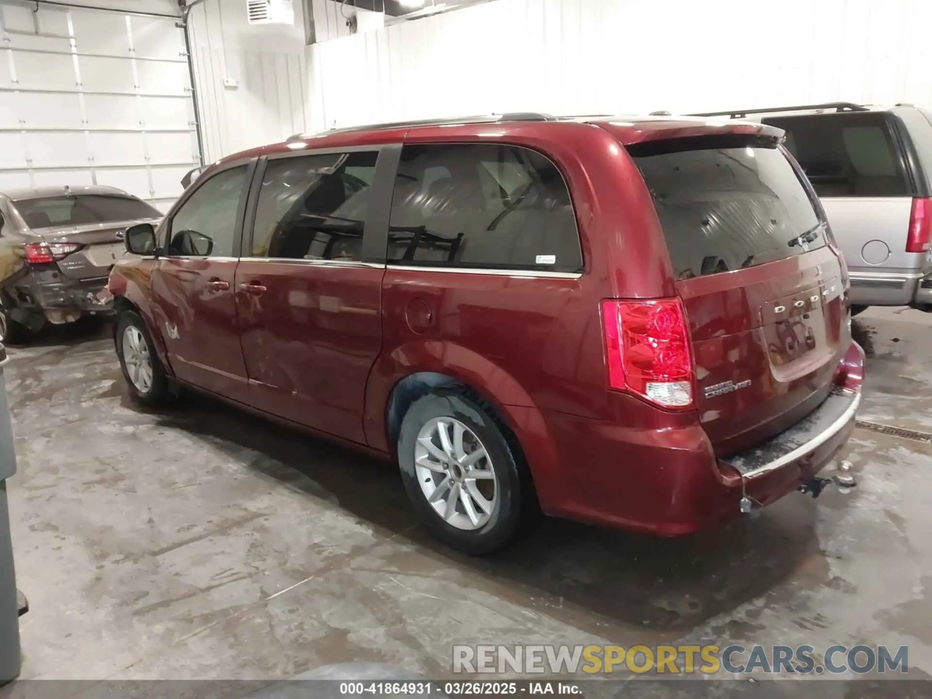 3 fotografías del automóvil dañado 2C4RDGCG9KR678235 DODGE GRAND CARAVAN 2019