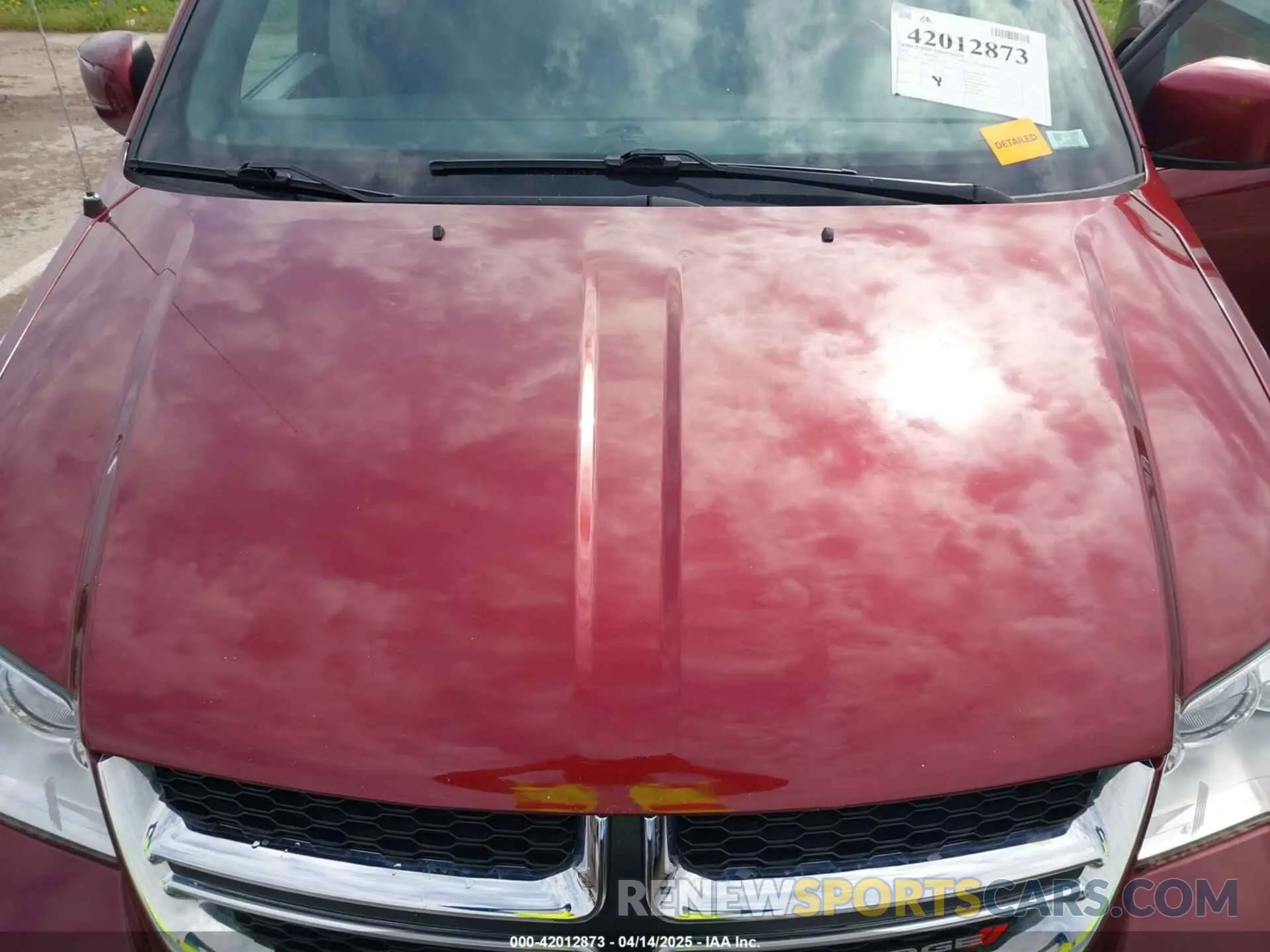 6 fotografías del automóvil dañado 2C4RDGCG9KR725182 DODGE GRAND CARAVAN 2019