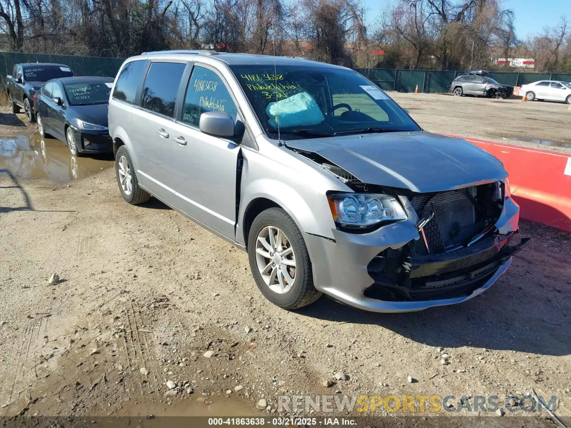 1 fotografías del automóvil dañado 2C4RDGCG9KR761325 DODGE GRAND CARAVAN 2019