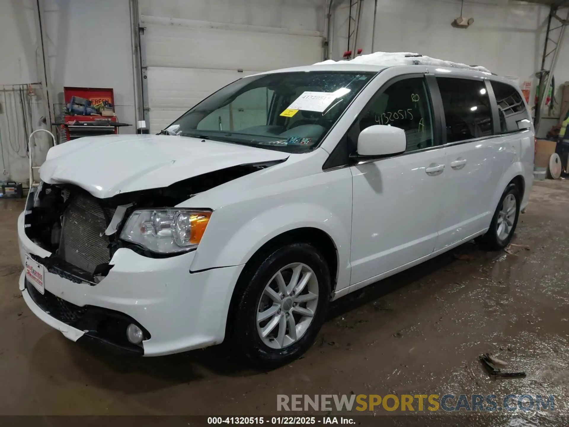 2 fotografías del automóvil dañado 2C4RDGCGXKR591430 DODGE GRAND CARAVAN 2019