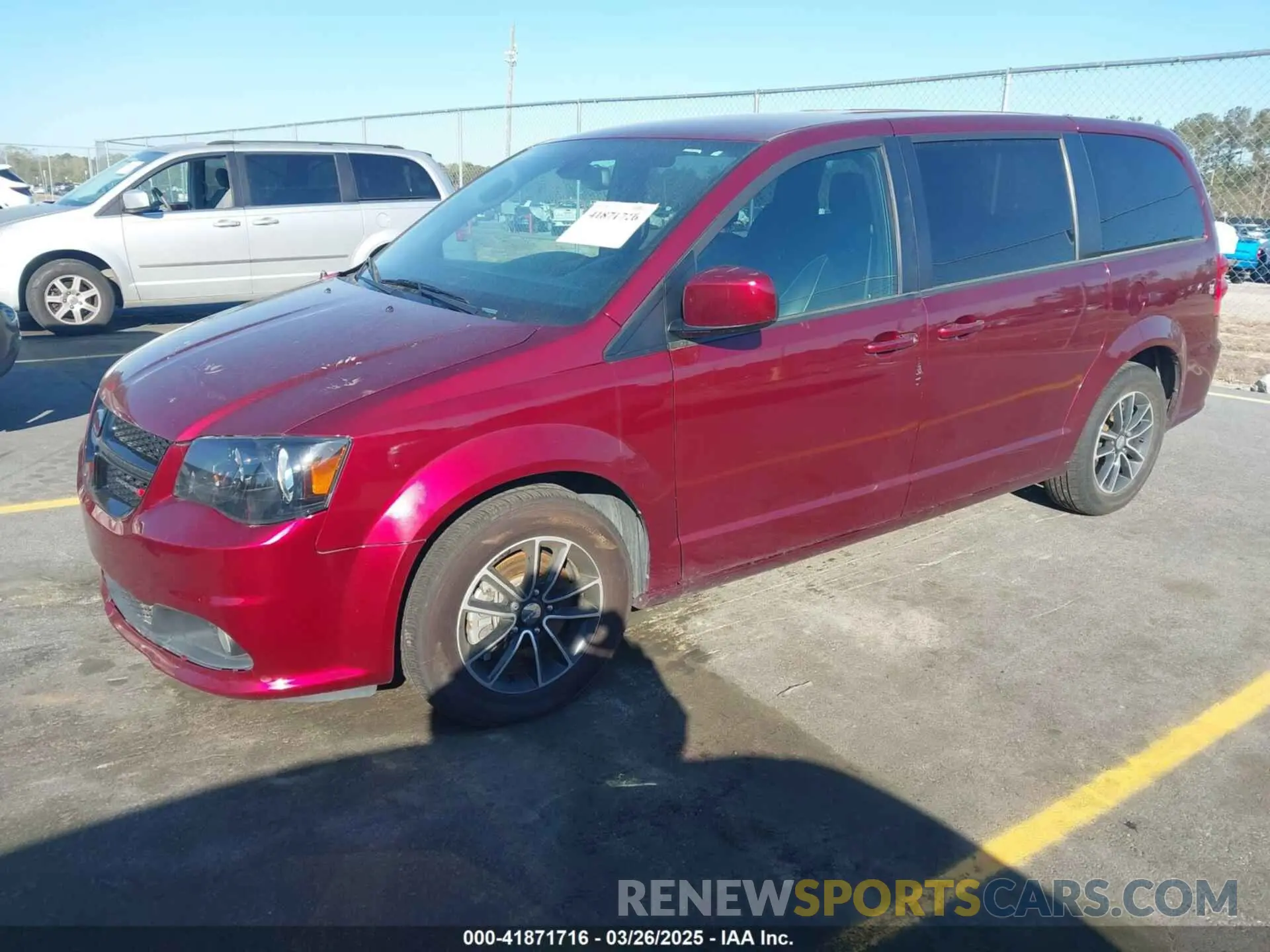 2 fotografías del automóvil dañado 2C4RDGCGXKR633062 DODGE GRAND CARAVAN 2019