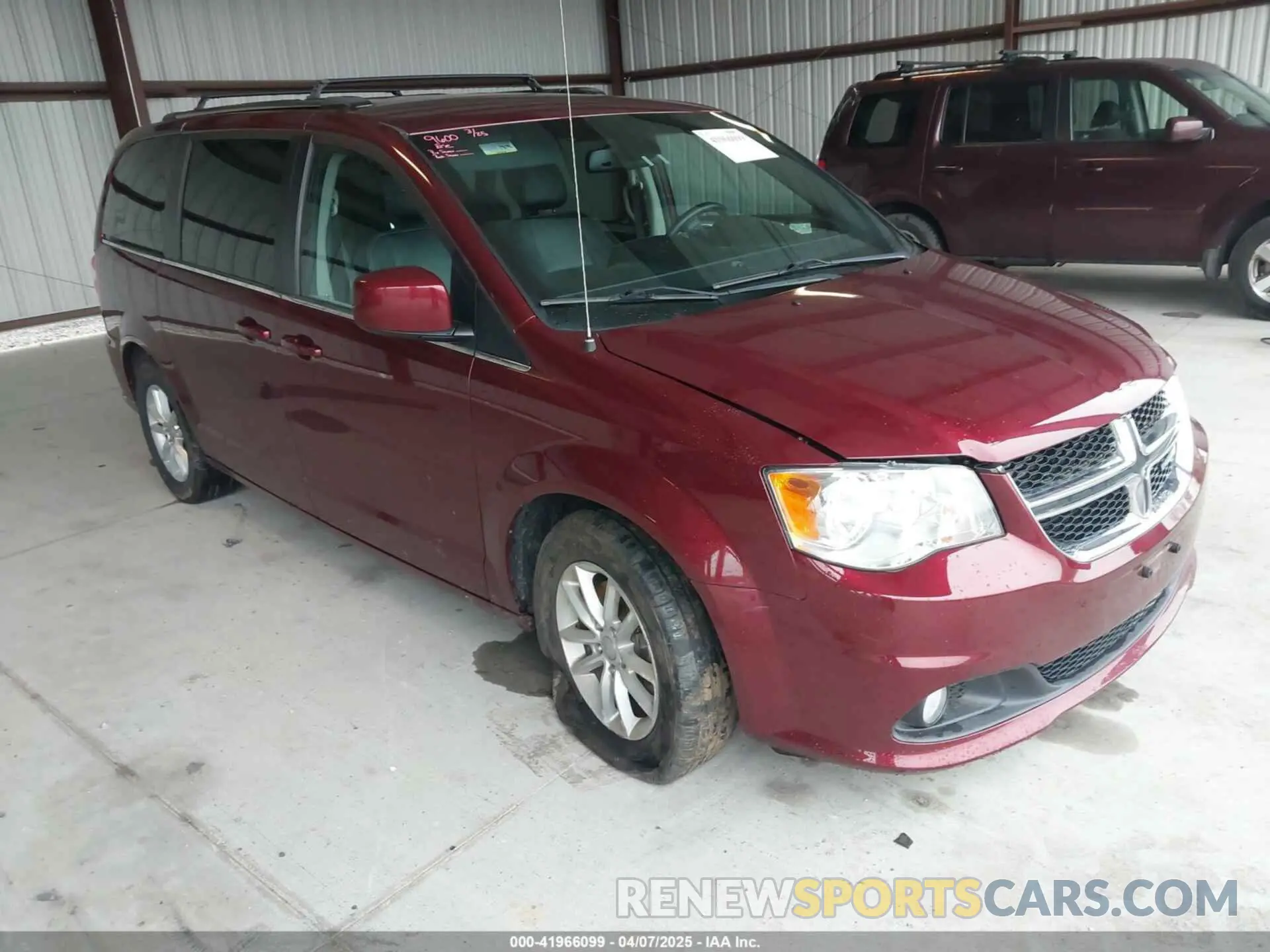 1 fotografías del automóvil dañado 2C4RDGCGXKR759292 DODGE GRAND CARAVAN 2019