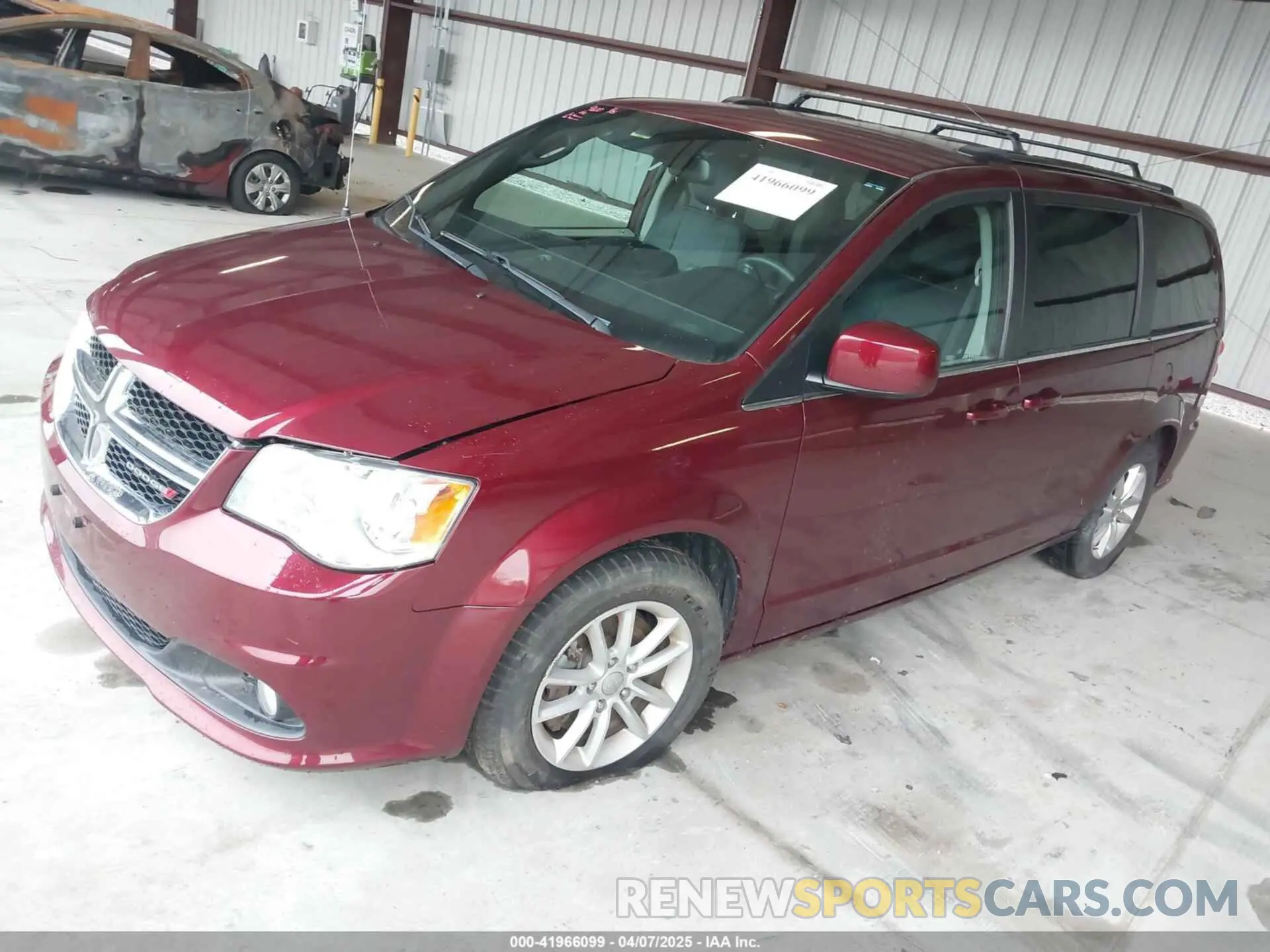 2 fotografías del automóvil dañado 2C4RDGCGXKR759292 DODGE GRAND CARAVAN 2019