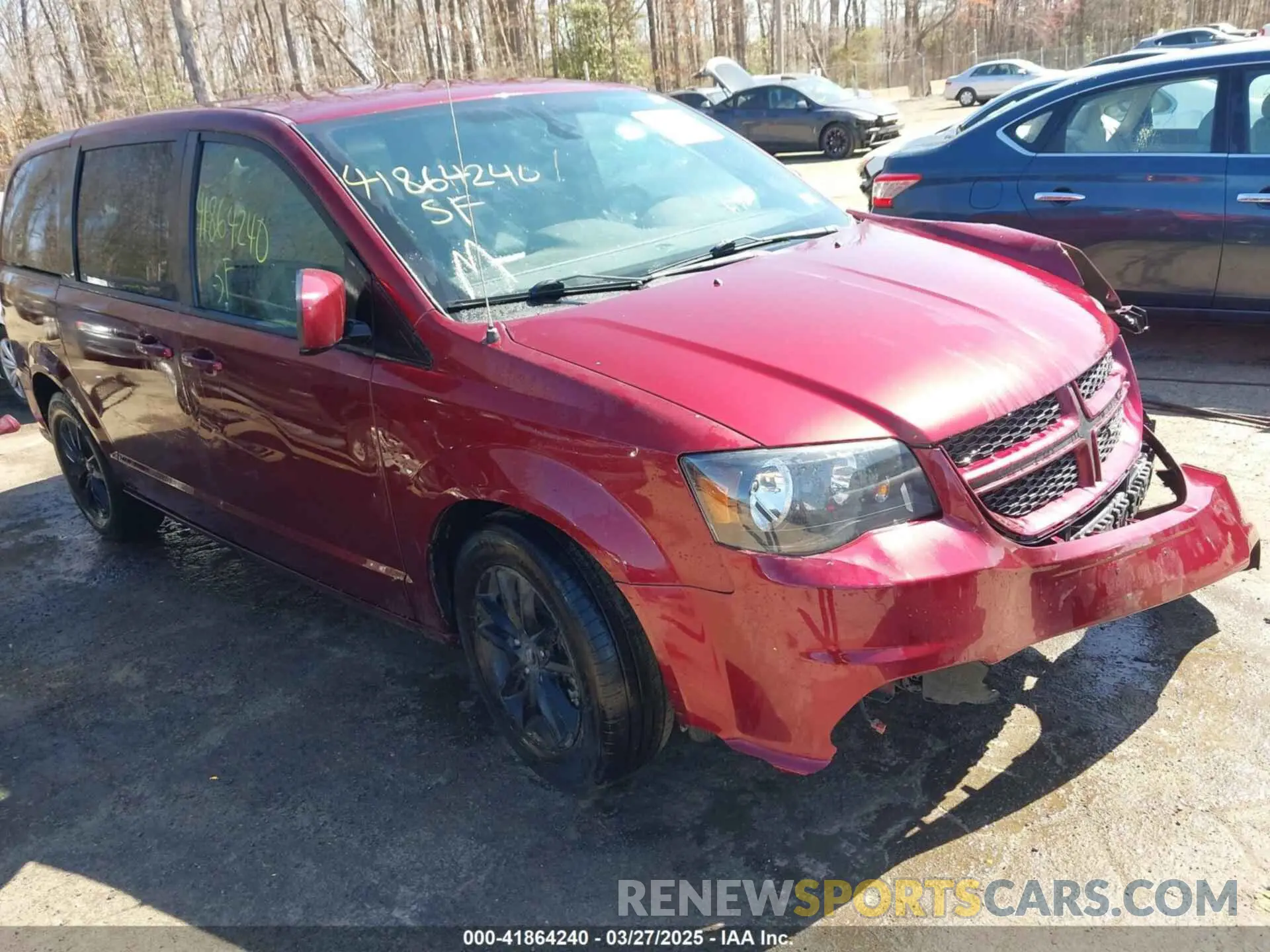 1 fotografías del automóvil dañado 2C4RDGEG0KR768550 DODGE GRAND CARAVAN 2019
