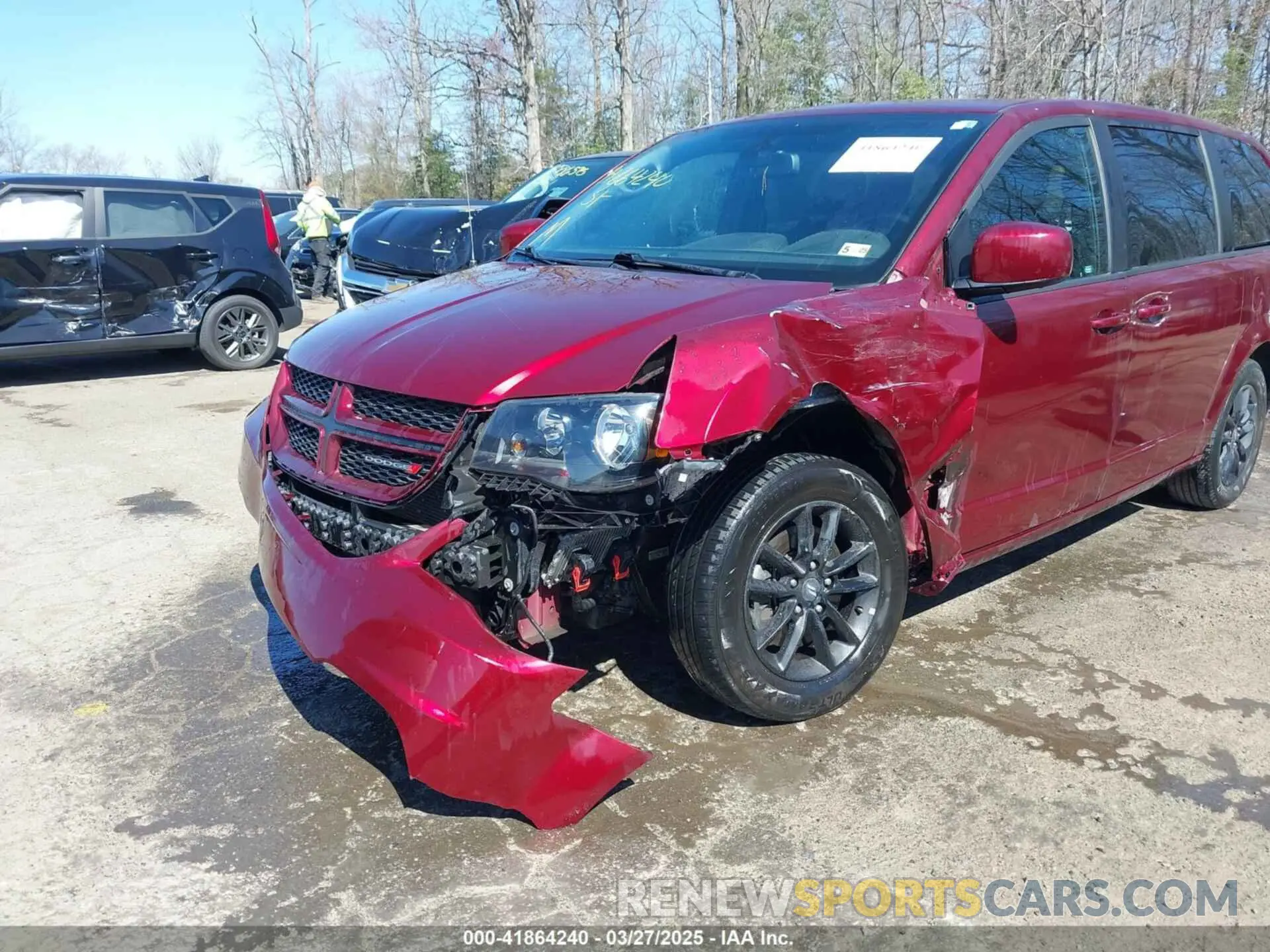 6 fotografías del automóvil dañado 2C4RDGEG0KR768550 DODGE GRAND CARAVAN 2019