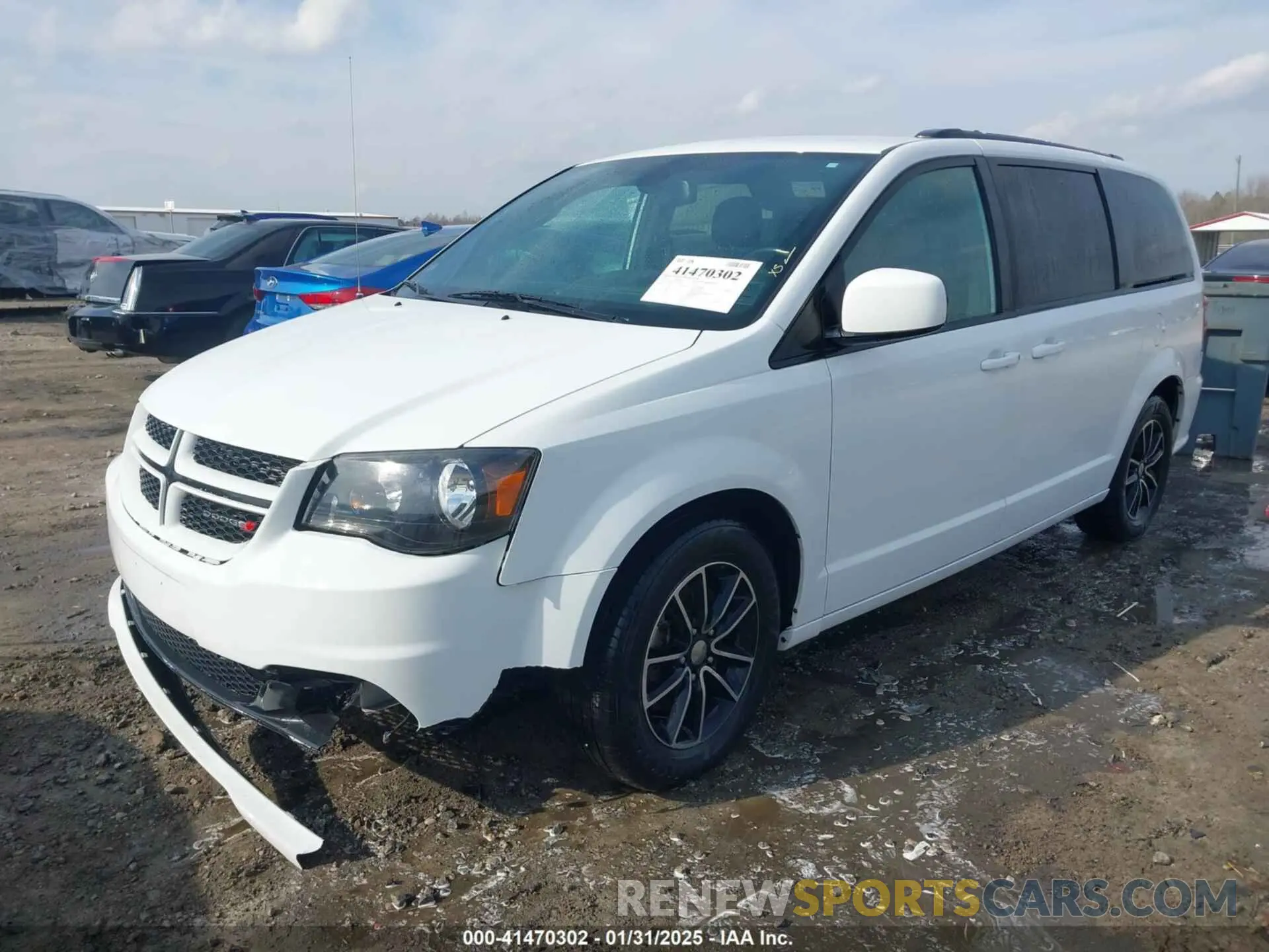 2 fotografías del automóvil dañado 2C4RDGEG1KR622884 DODGE GRAND CARAVAN 2019