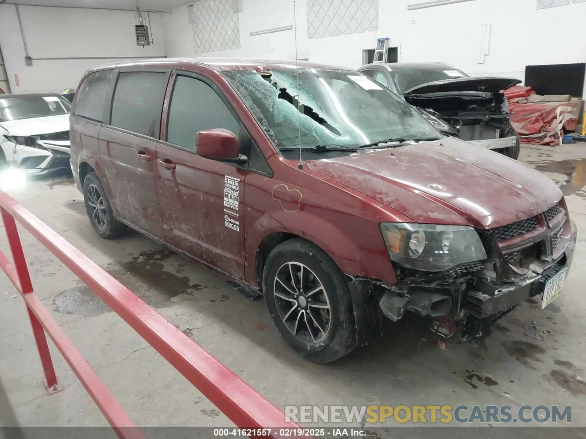 1 fotografías del automóvil dañado 2C4RDGEG1KR640575 DODGE GRAND CARAVAN 2019