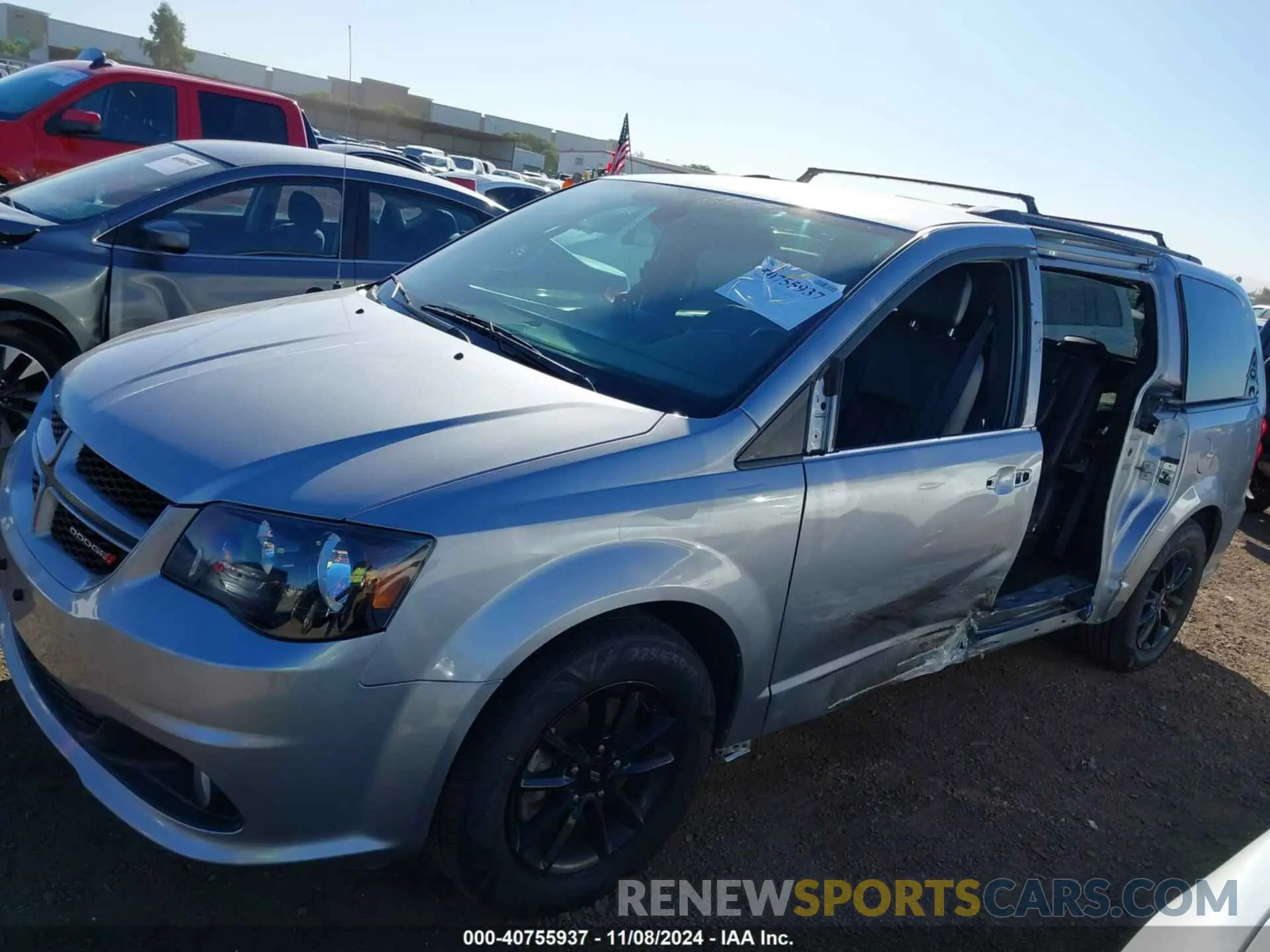 6 fotografías del automóvil dañado 2C4RDGEG1KR784109 DODGE GRAND CARAVAN 2019