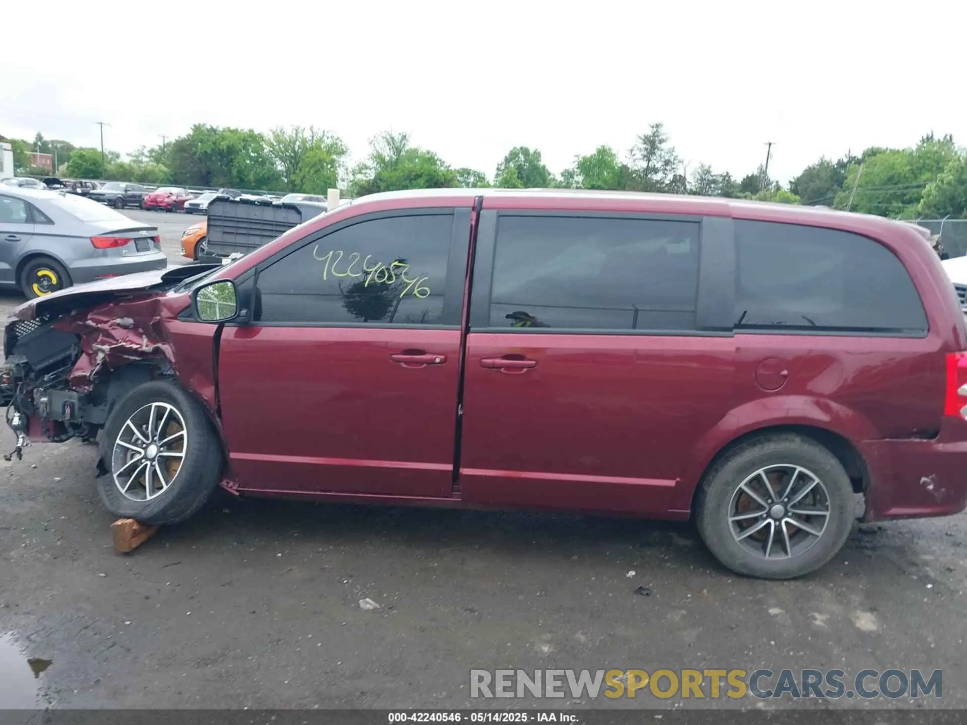 15 fotografías del automóvil dañado 2C4RDGEG2KR617905 DODGE GRAND CARAVAN 2019