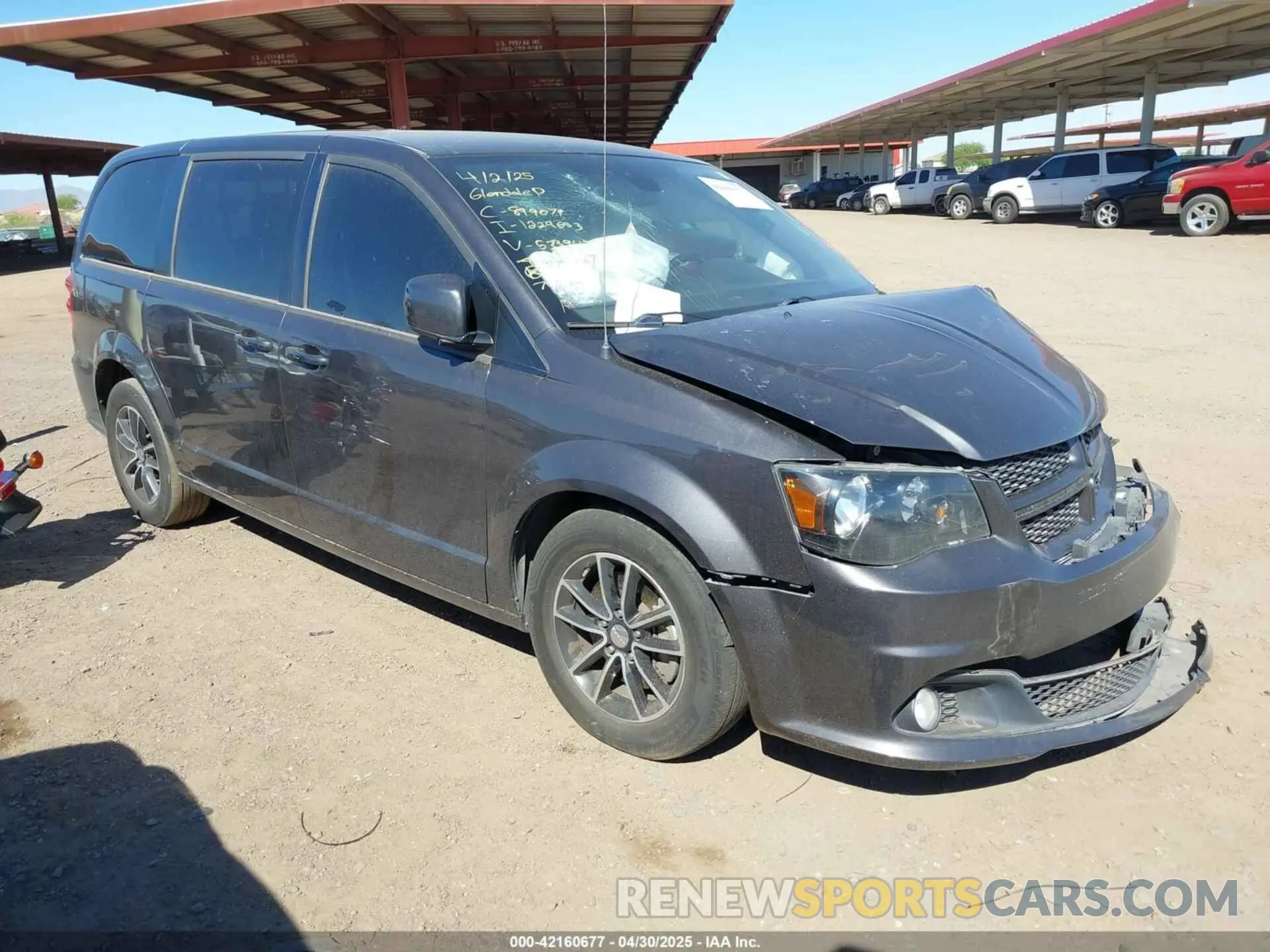 1 fotografías del automóvil dañado 2C4RDGEG3KR533947 DODGE GRAND CARAVAN 2019