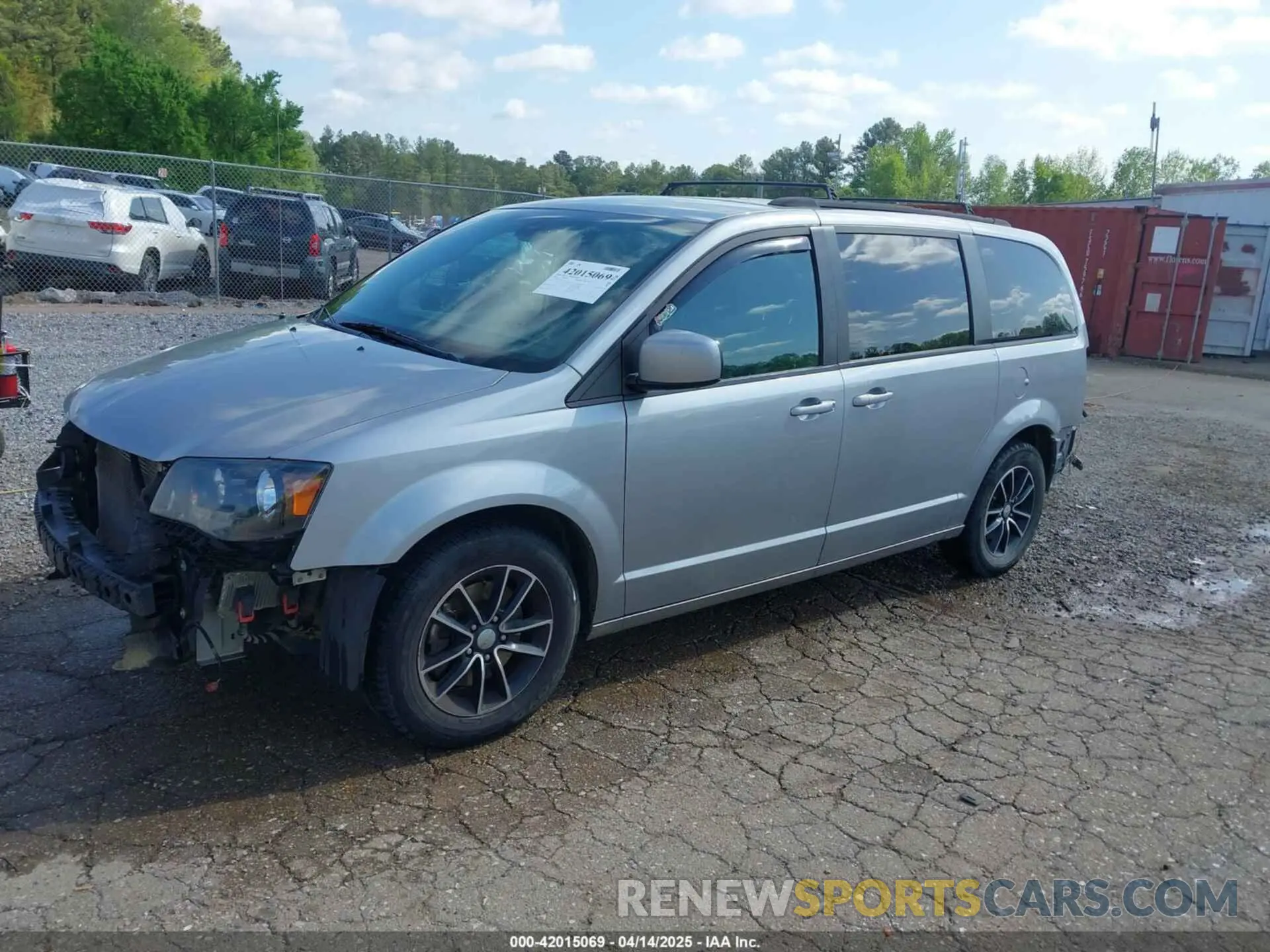 2 fotografías del automóvil dañado 2C4RDGEG4KR512377 DODGE GRAND CARAVAN 2019