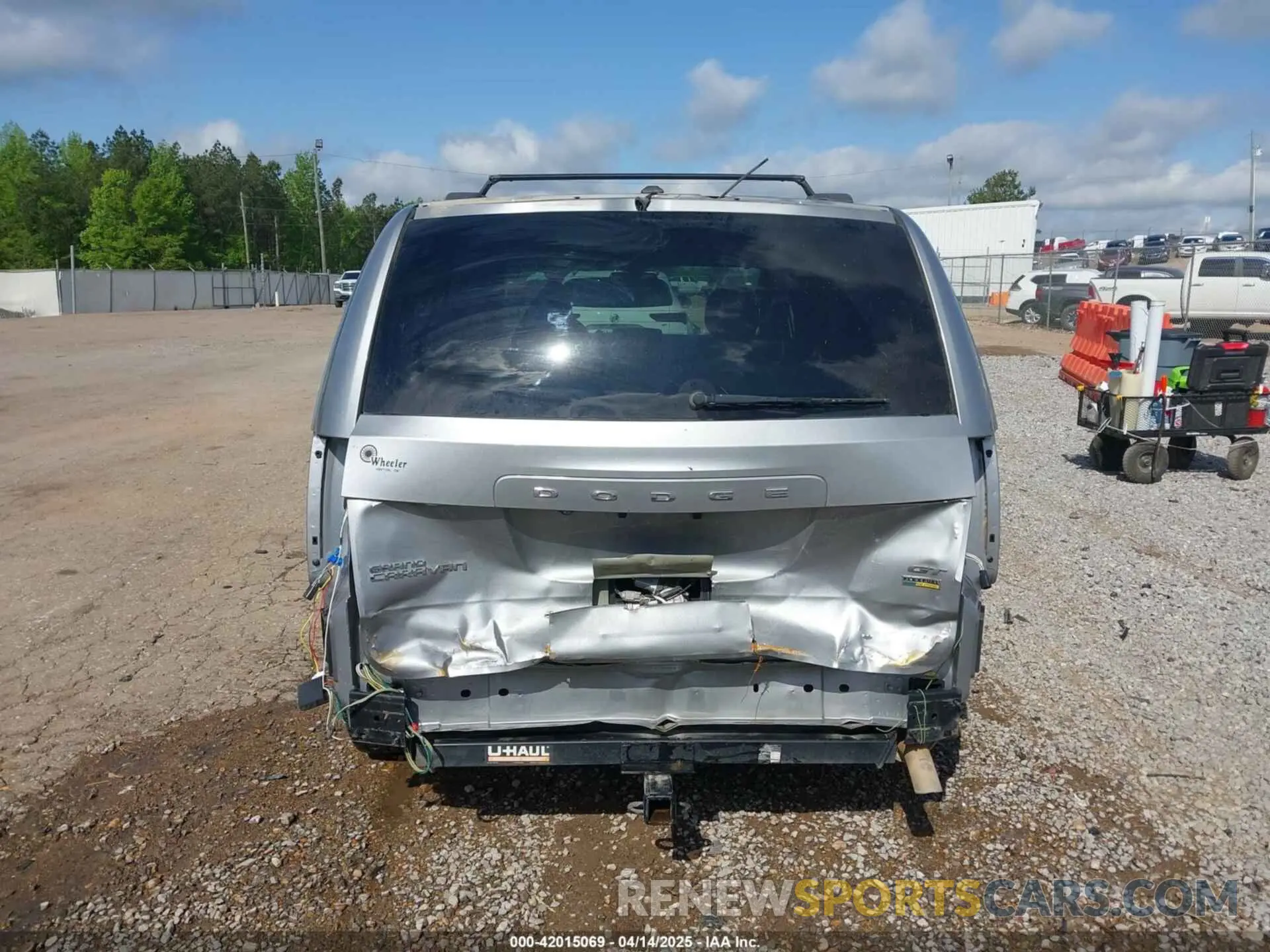 6 fotografías del automóvil dañado 2C4RDGEG4KR512377 DODGE GRAND CARAVAN 2019
