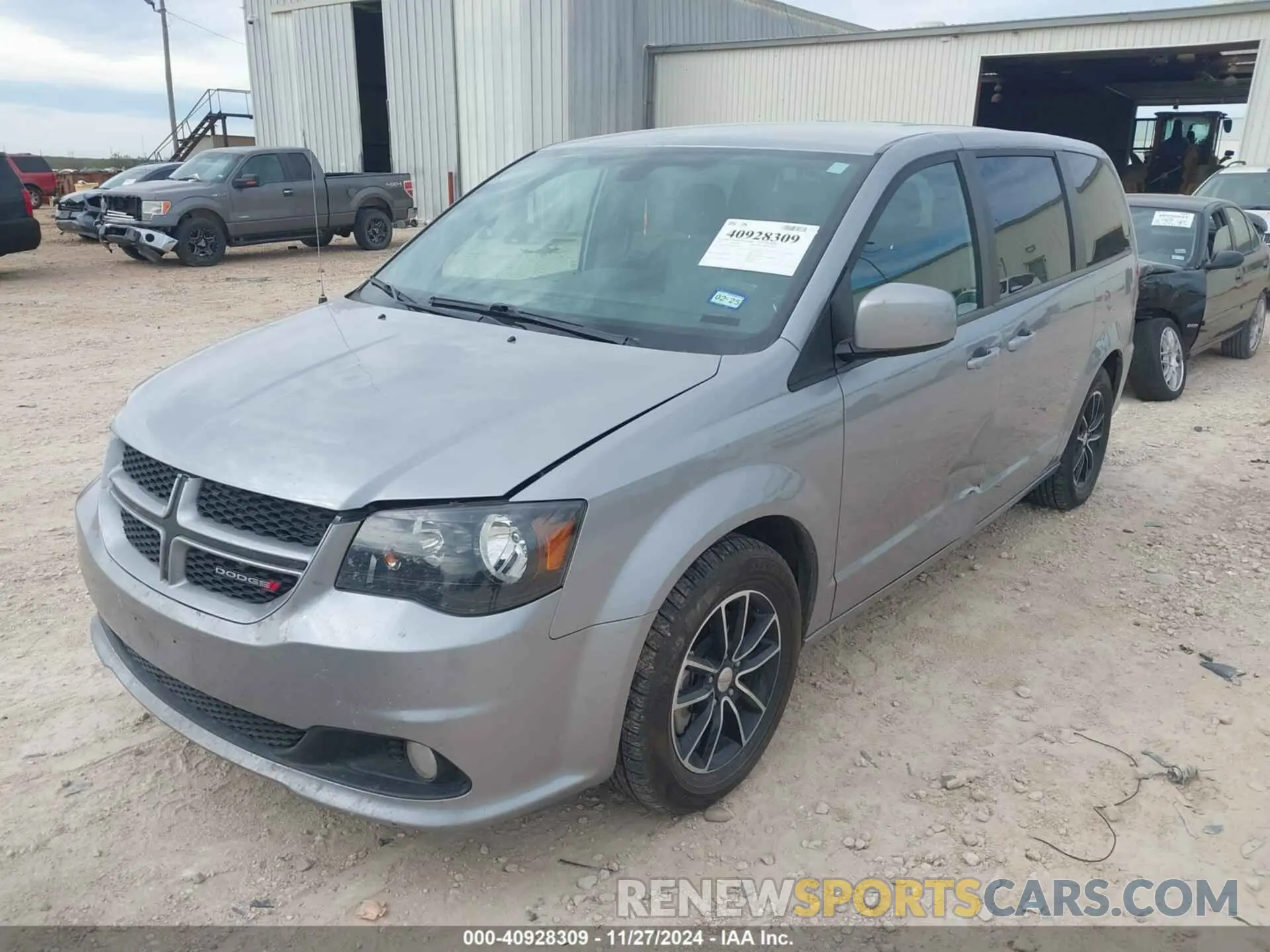 2 fotografías del automóvil dañado 2C4RDGEG4KR537974 DODGE GRAND CARAVAN 2019