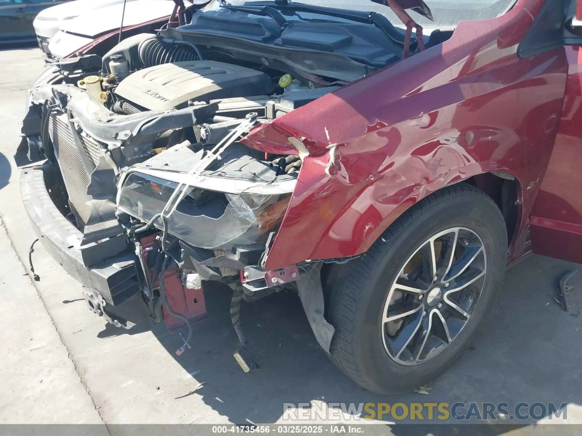 6 fotografías del automóvil dañado 2C4RDGEG4KR611605 DODGE GRAND CARAVAN 2019