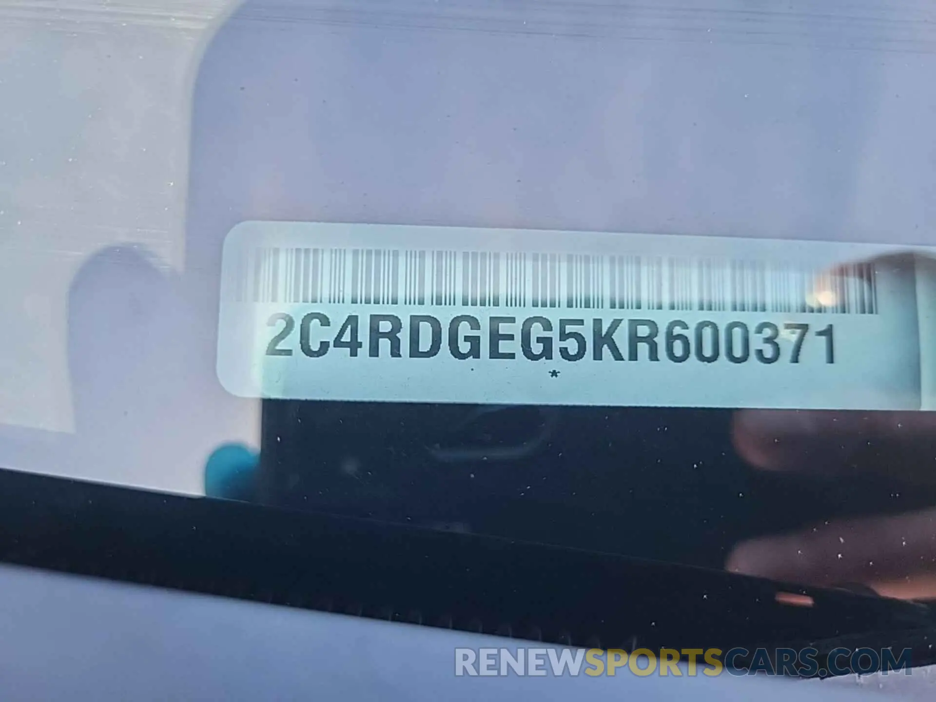 21 fotografías del automóvil dañado 2C4RDGEG5KR600371 DODGE GRAND CARAVAN 2019