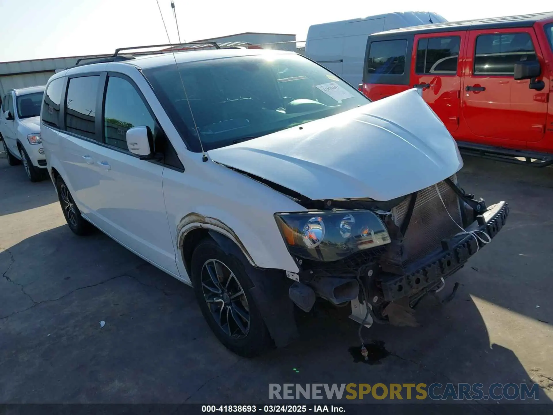 1 fotografías del automóvil dañado 2C4RDGEG7KR565218 DODGE GRAND CARAVAN 2019