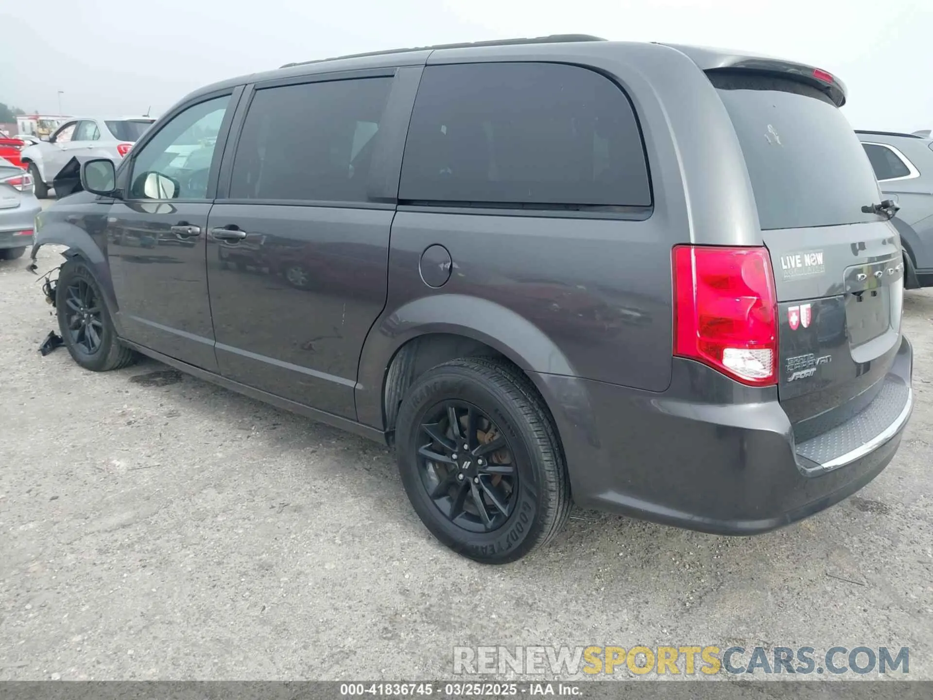3 fotografías del automóvil dañado 2C4RDGEG7KR663147 DODGE GRAND CARAVAN 2019