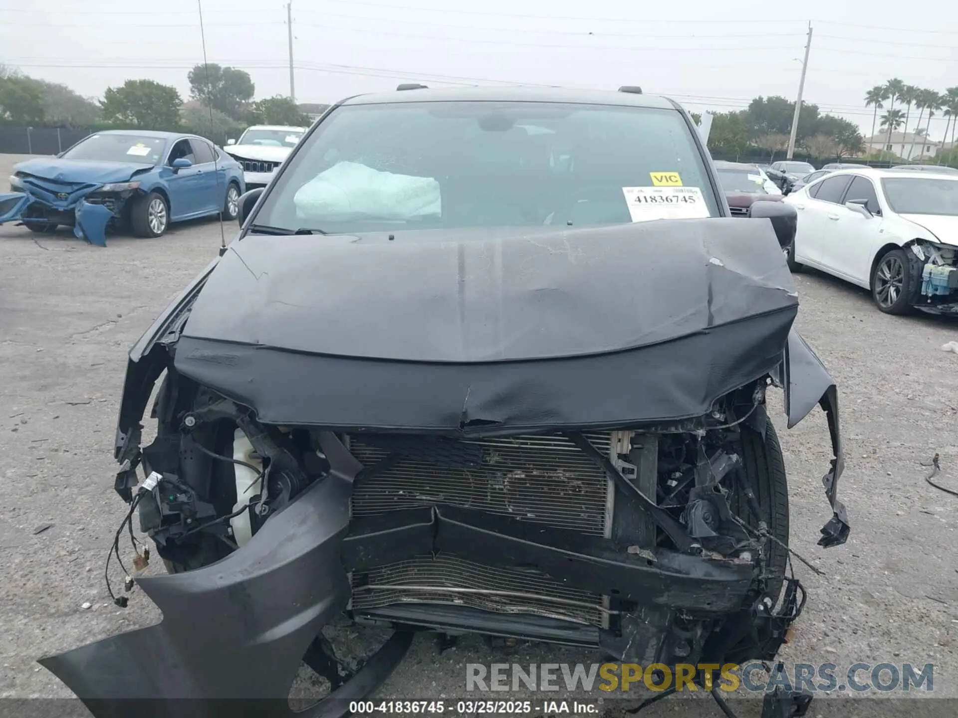 6 fotografías del automóvil dañado 2C4RDGEG7KR663147 DODGE GRAND CARAVAN 2019