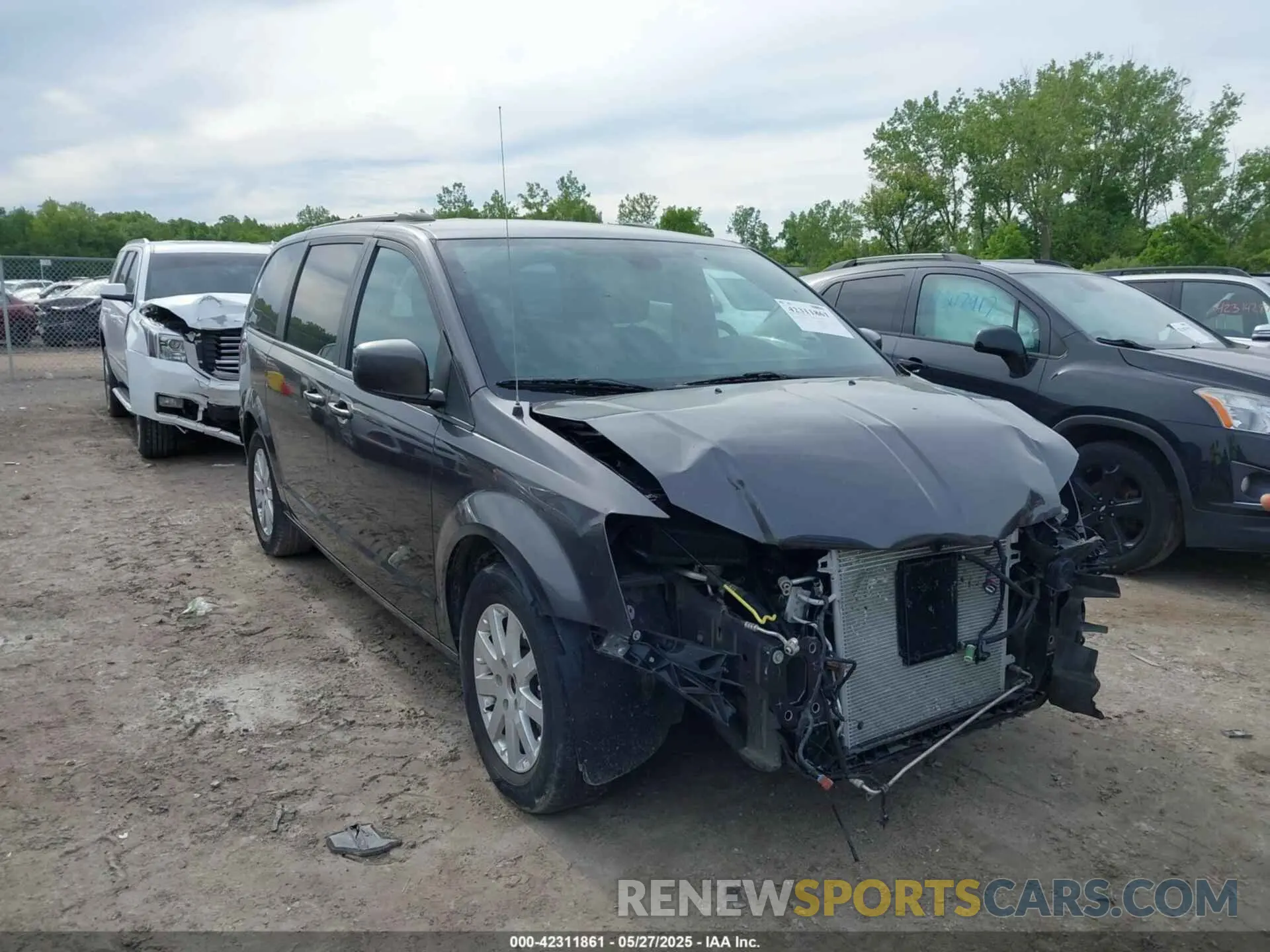 1 fotografías del automóvil dañado 2C4RDGEG8KR674402 DODGE GRAND CARAVAN 2019