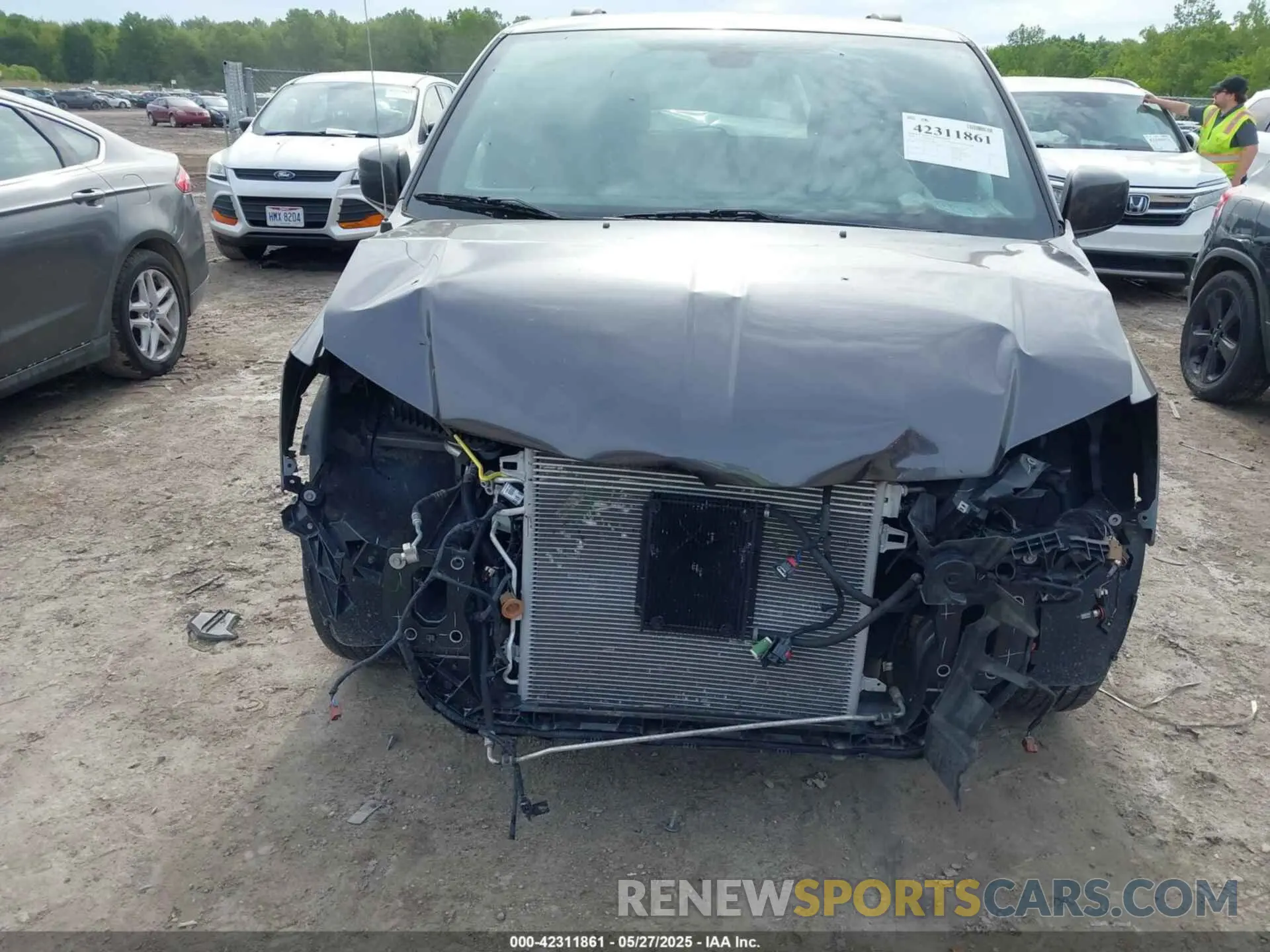 6 fotografías del automóvil dañado 2C4RDGEG8KR674402 DODGE GRAND CARAVAN 2019