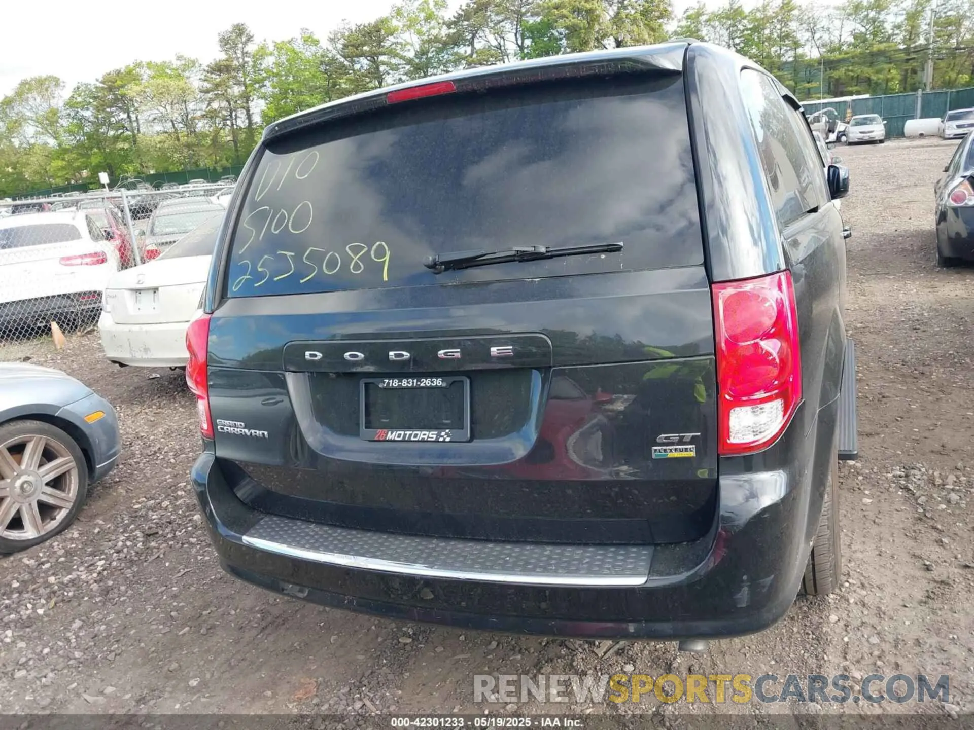 15 fotografías del automóvil dañado 2C4RDGEG8KR717023 DODGE GRAND CARAVAN 2019